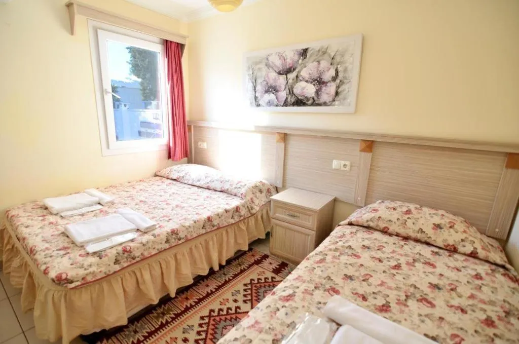 Bed in Sevin Hotel Pension