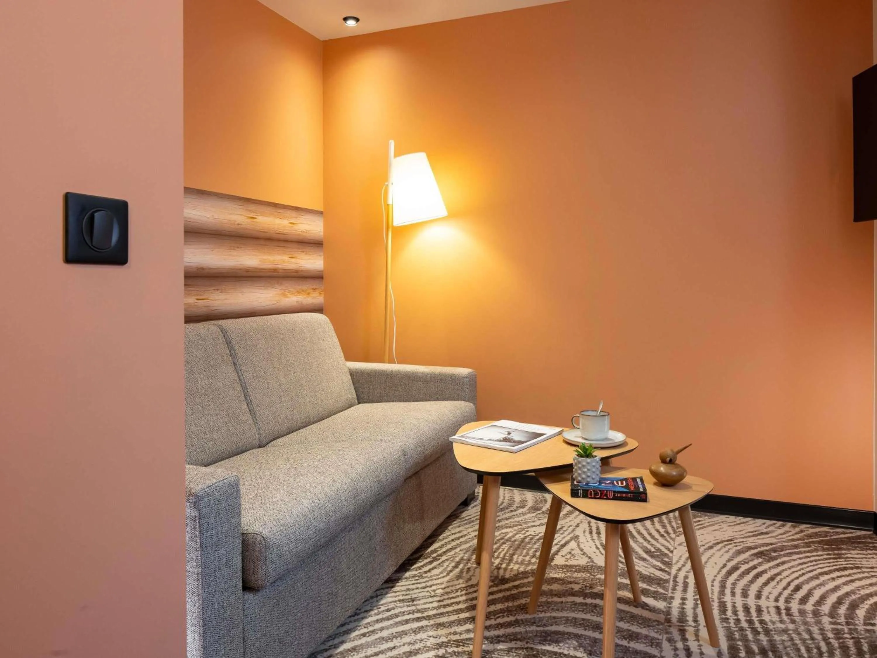 Bedroom in ibis Styles Les Houches Chamonix