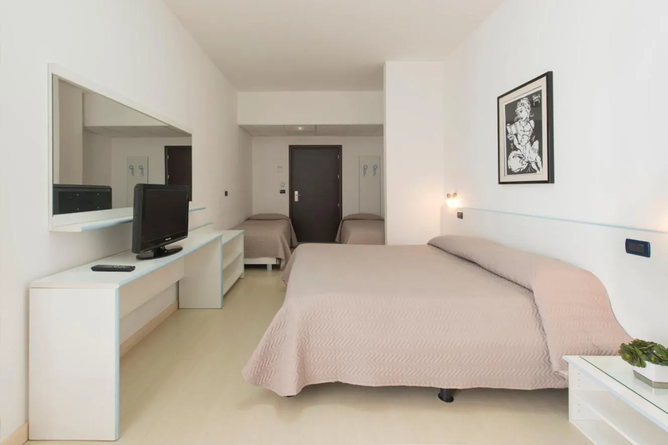 Bed in Grand Hotel Adriatico