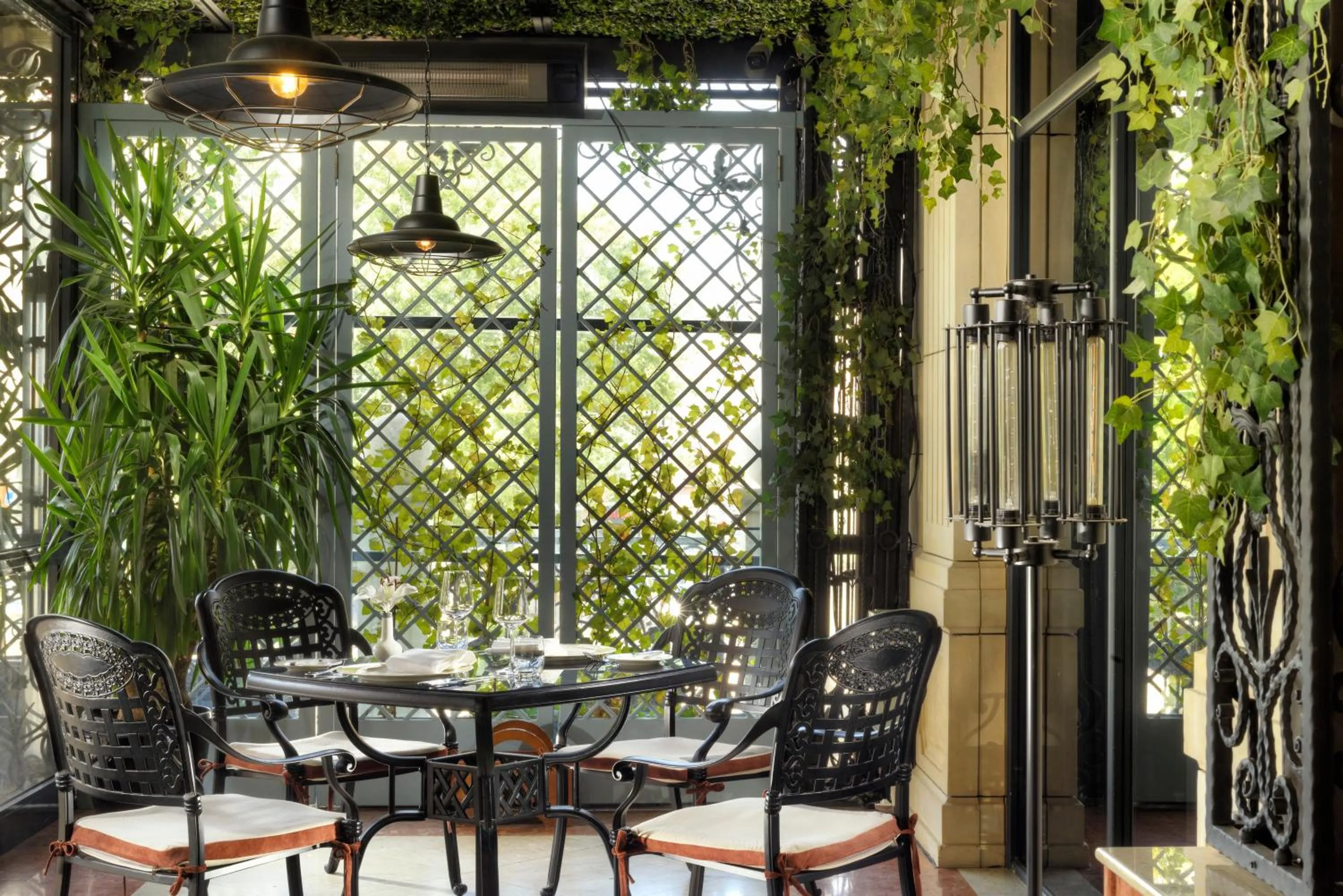 Patio in Swiss Diamond Hotel Prishtina