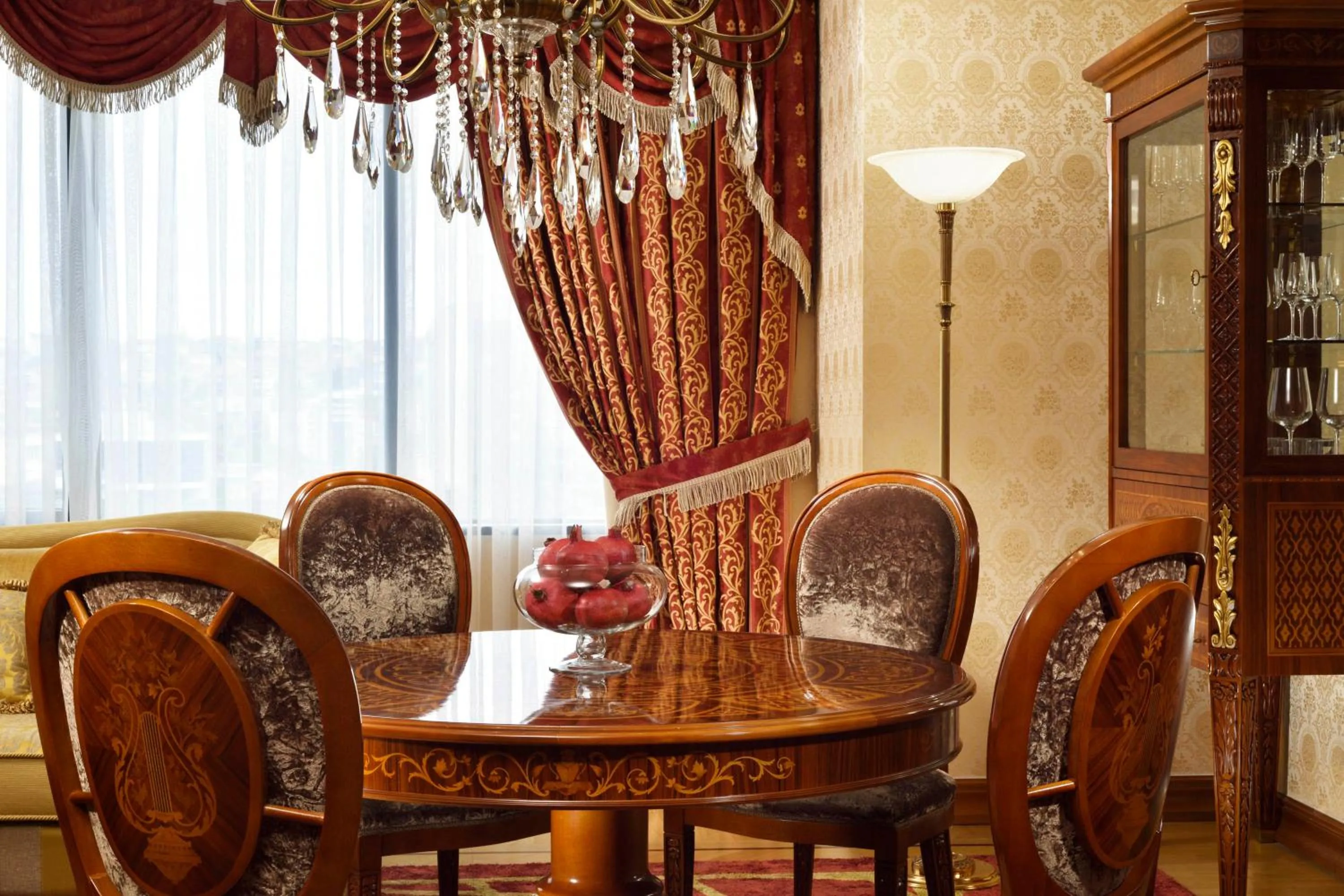 Dining area in Swiss Diamond Hotel Prishtina