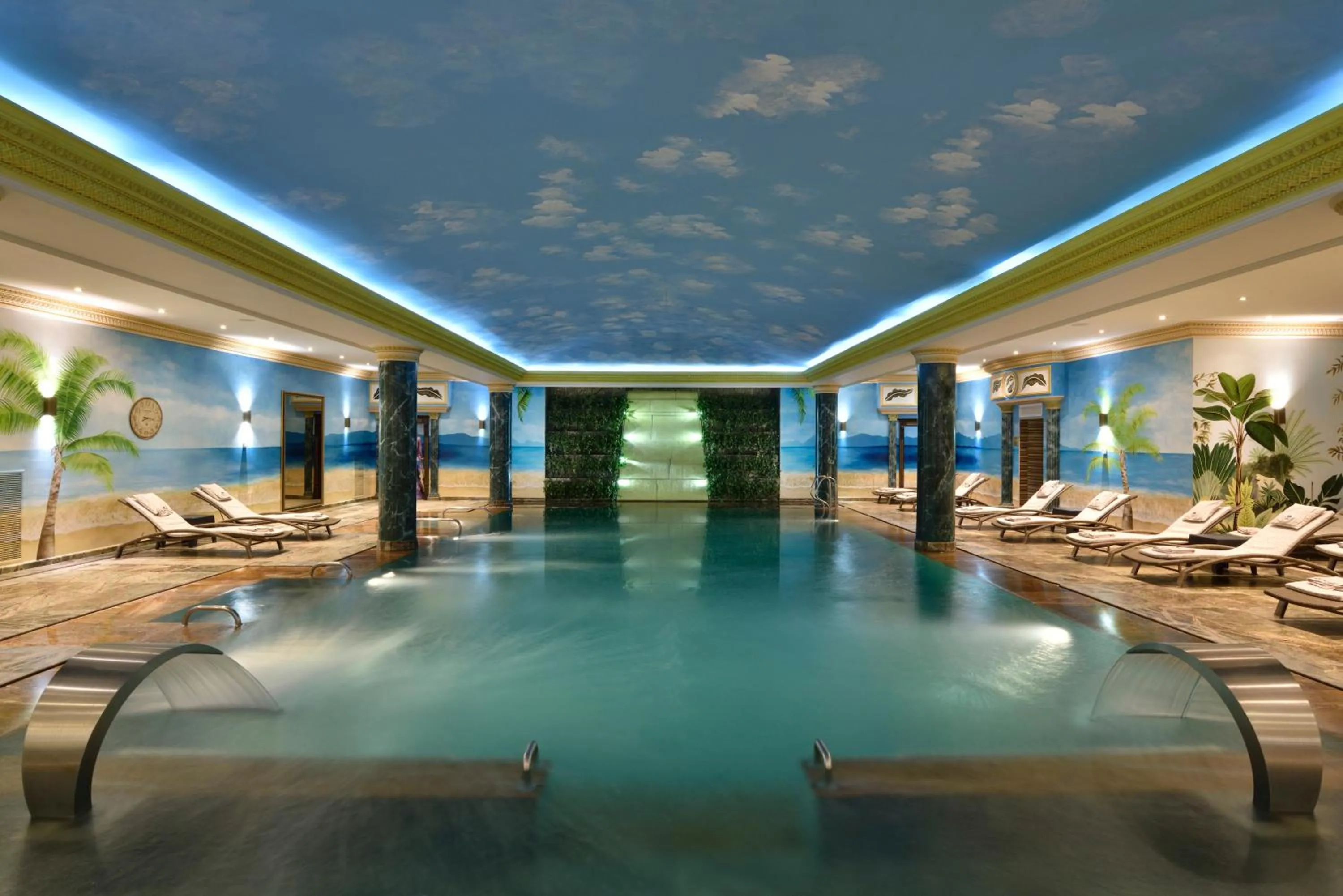 Swimming pool in Swiss Diamond Hotel Prishtina