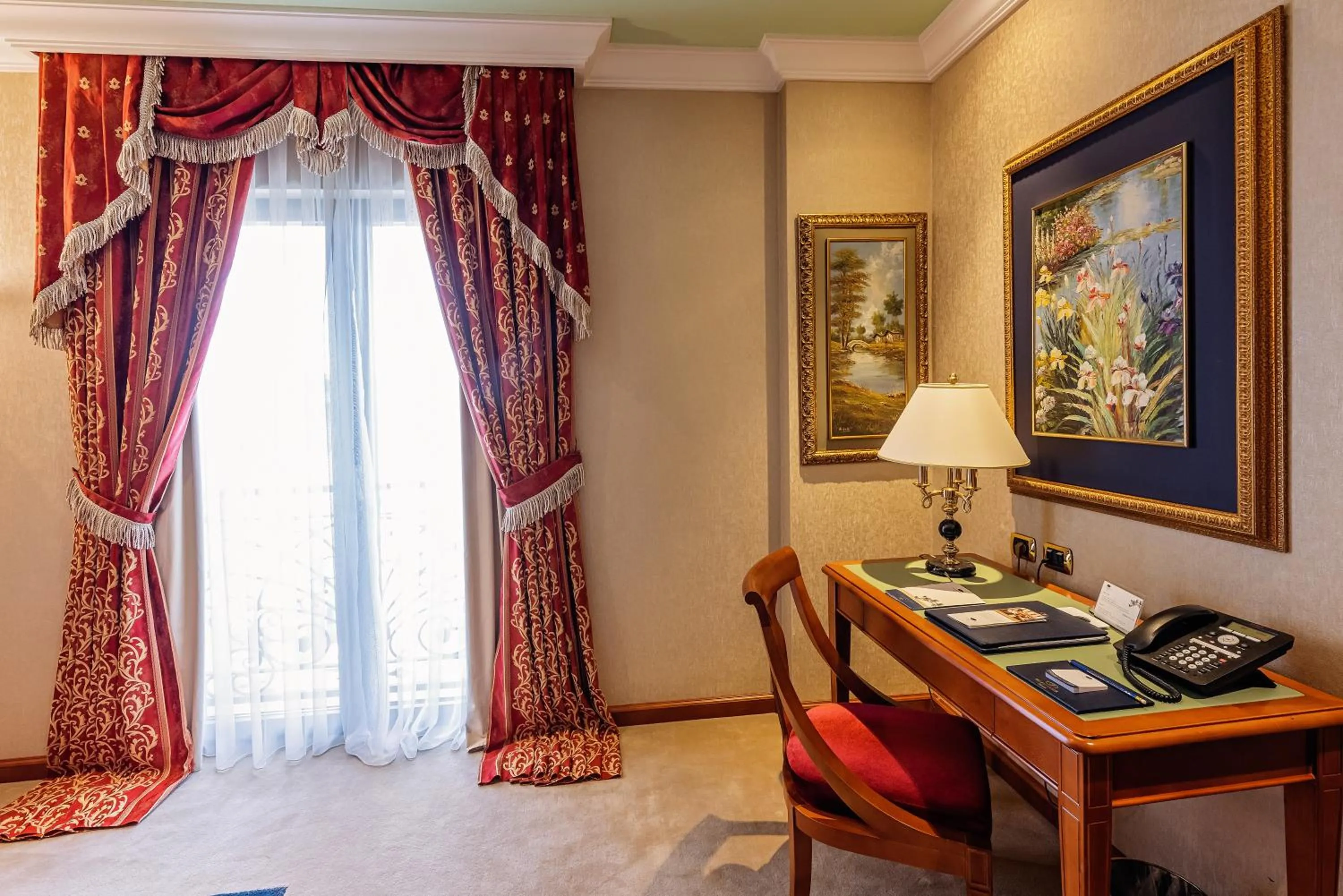 Seating area in Swiss Diamond Hotel Prishtina