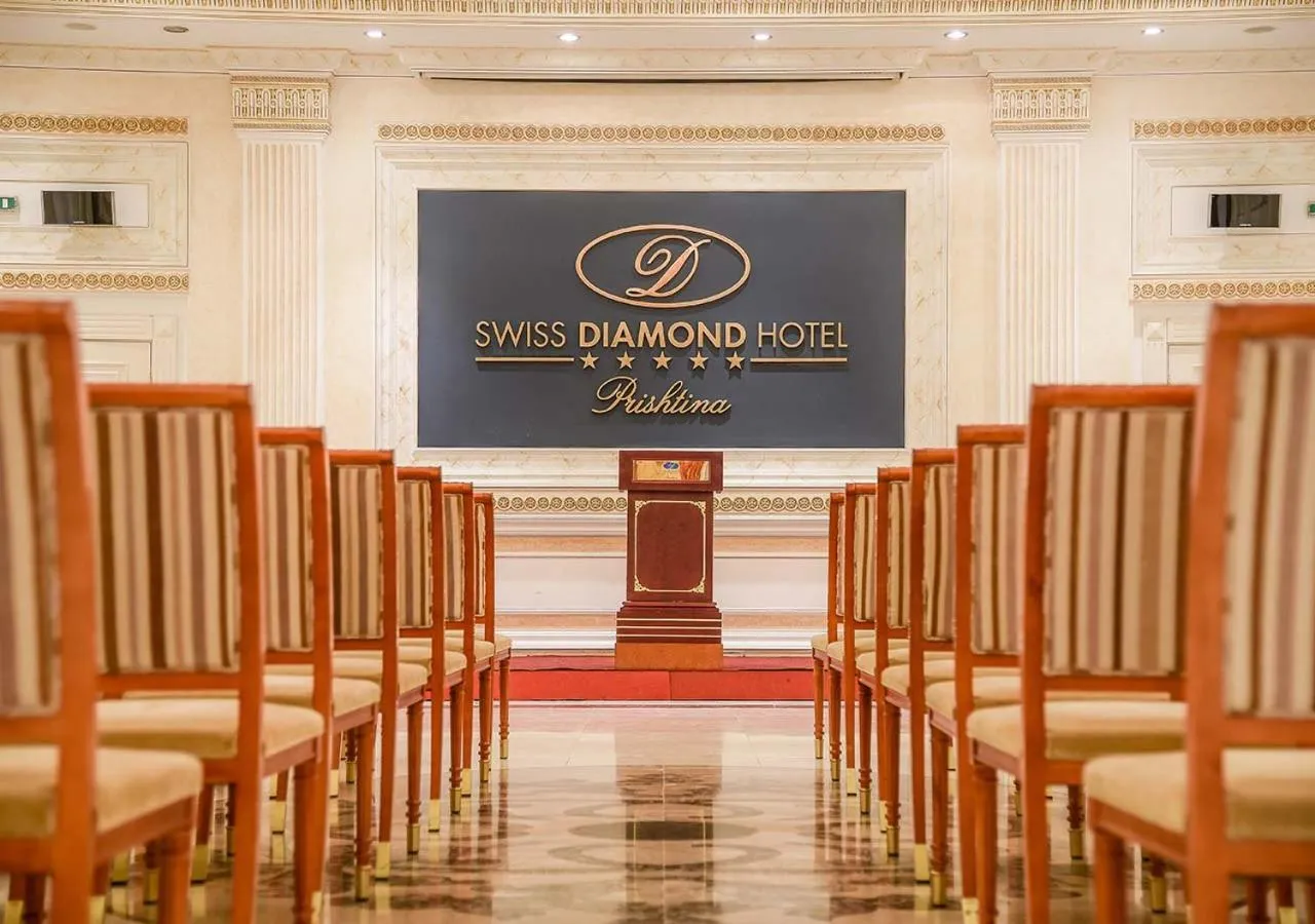 Meeting/conference room in Swiss Diamond Hotel Prishtina