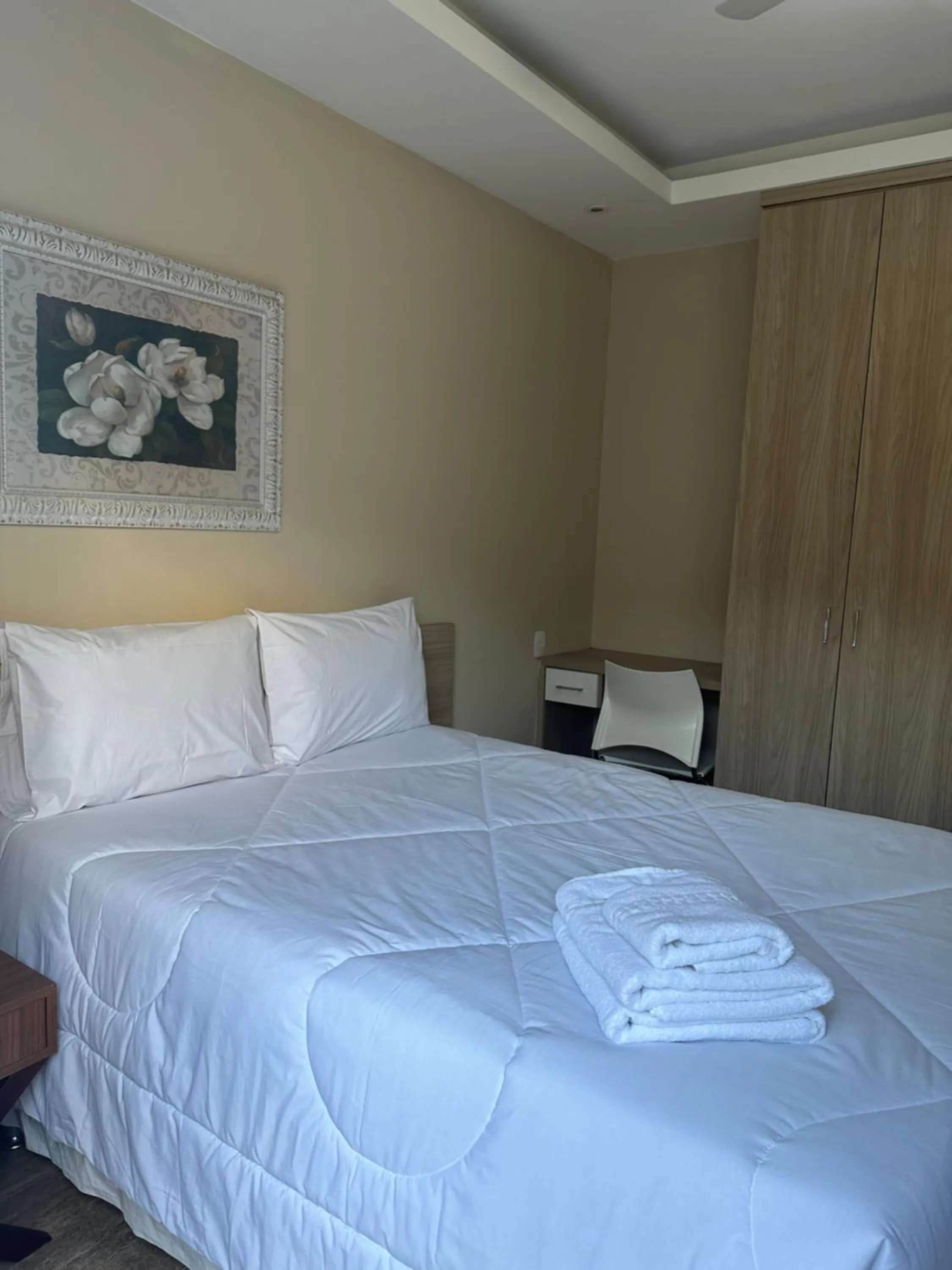 Bed in Pousada Crystal Palace