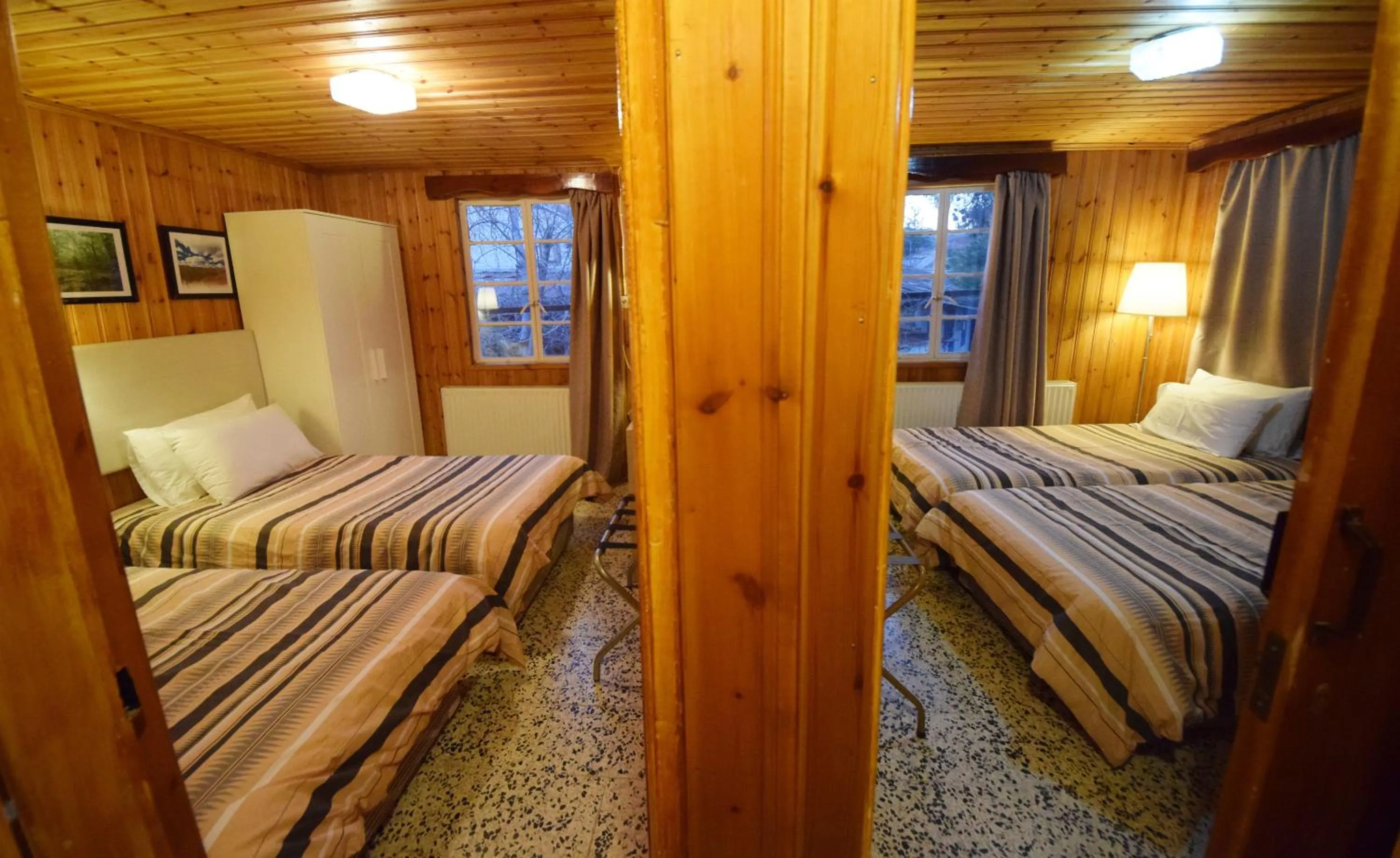 People, Bed in Christys Palace Hotel