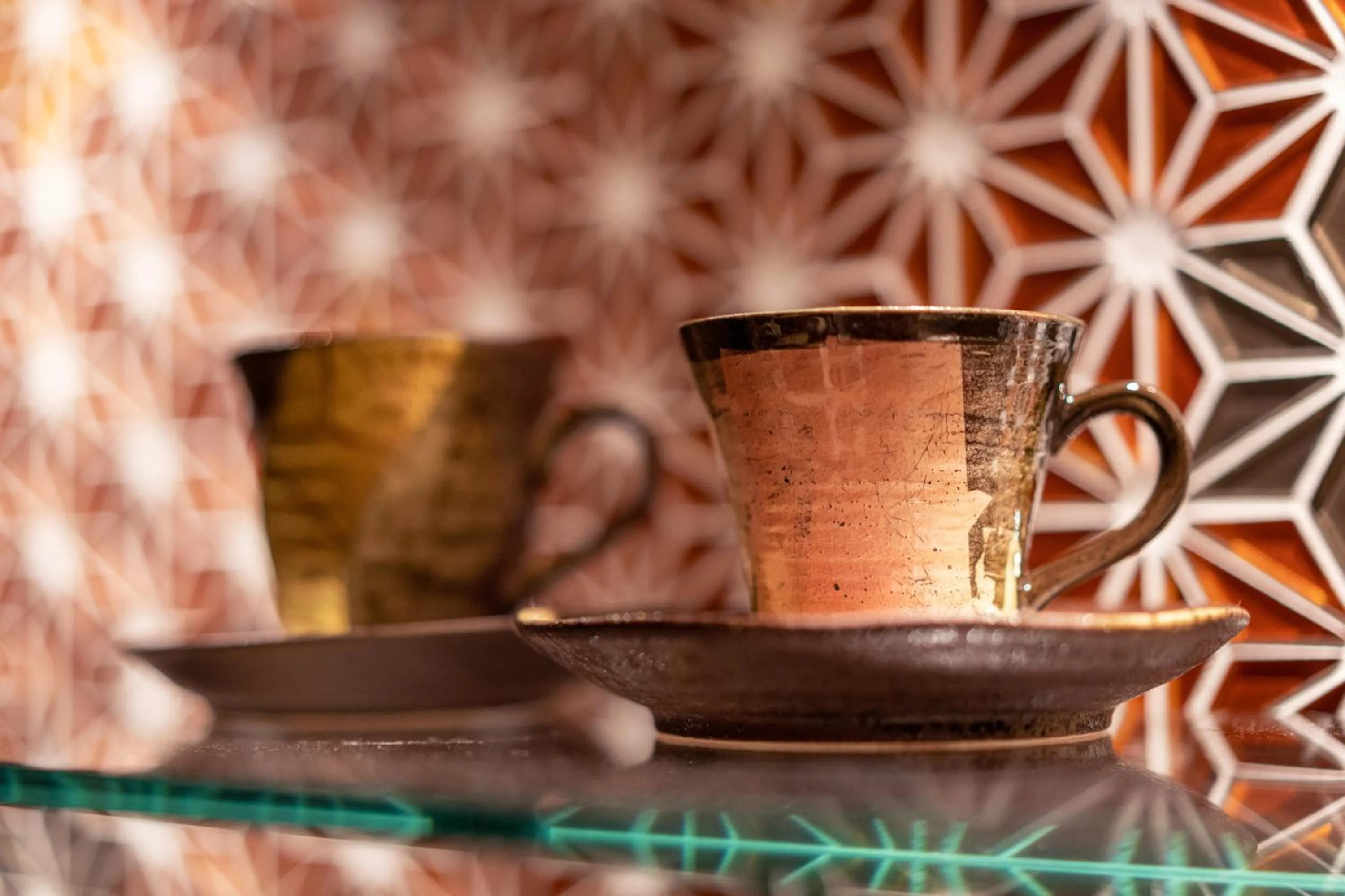 Decorative detail in Kinsuikan