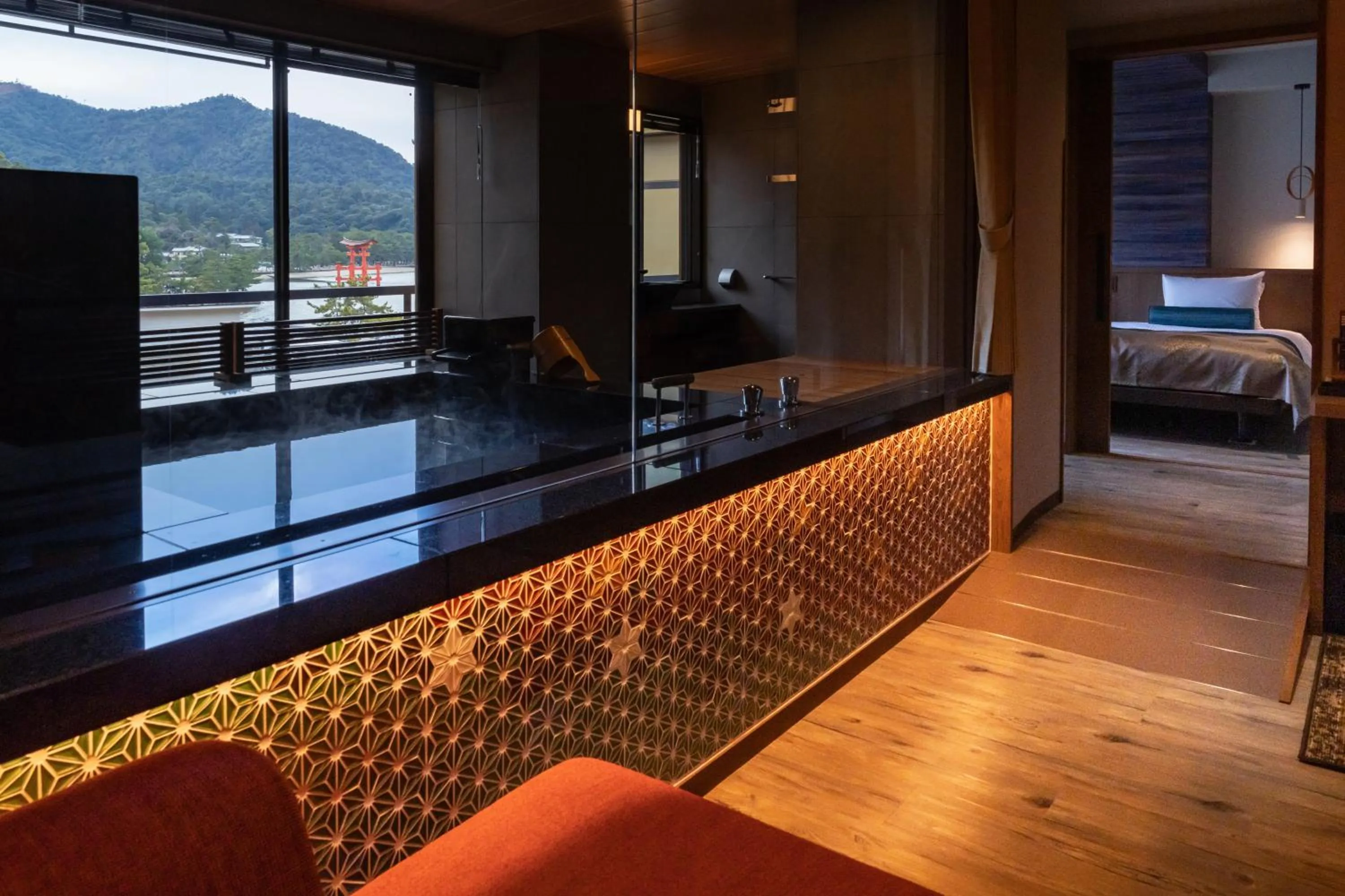 Hot Spring Bath in Kinsuikan