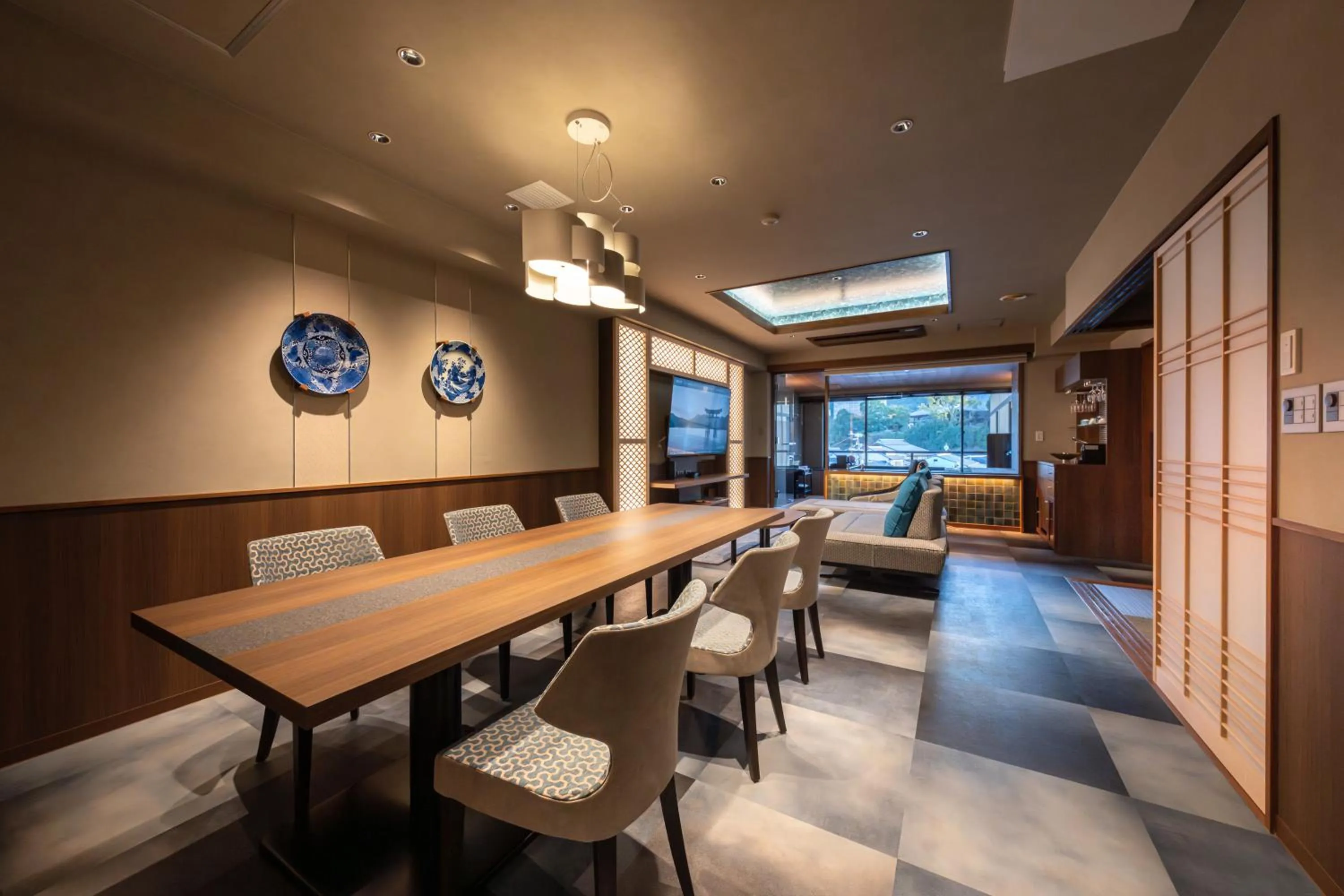 Dining area in Kinsuikan