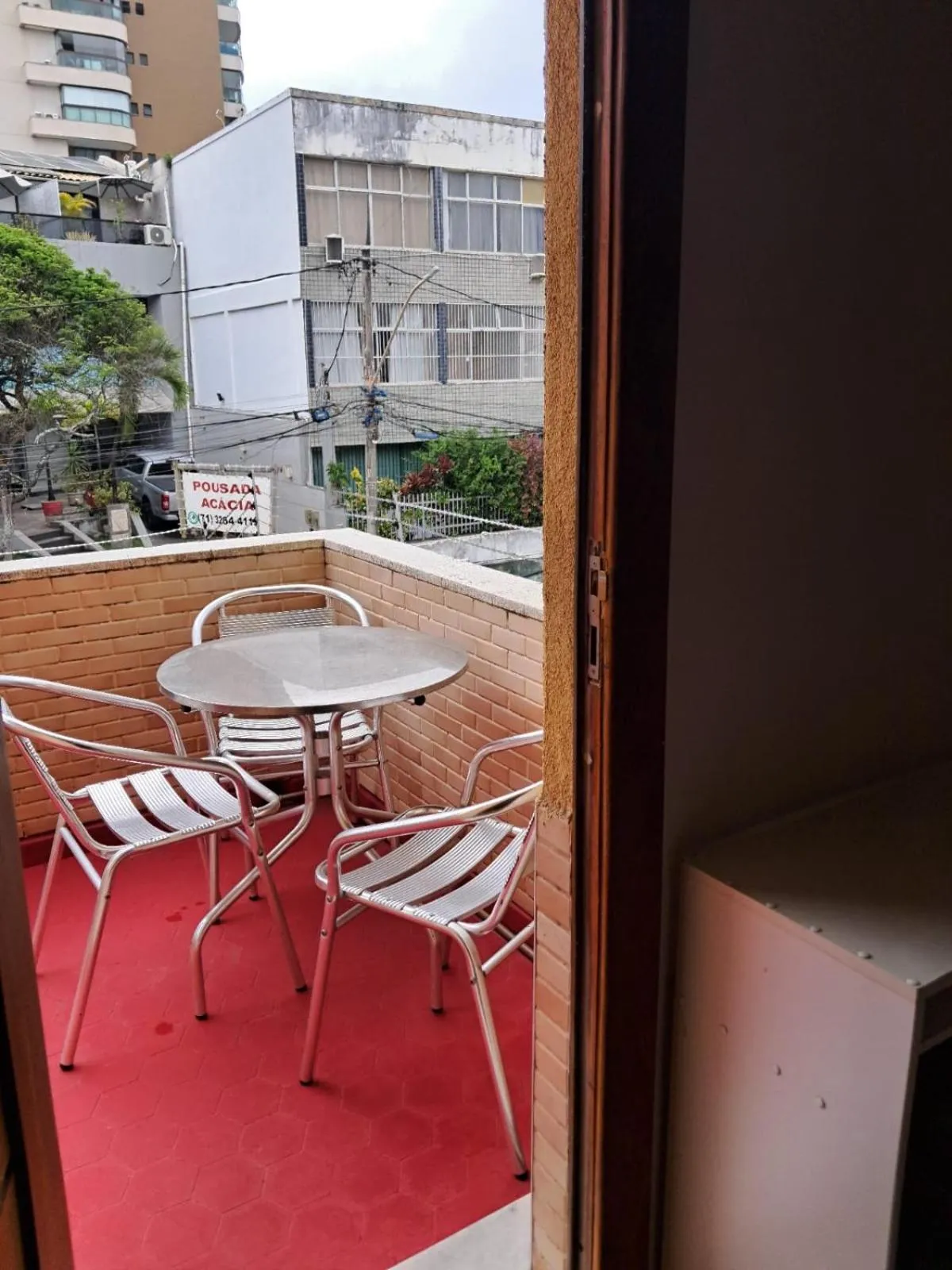 Balcony/Terrace in Hotel Pousada Acácia da Barra