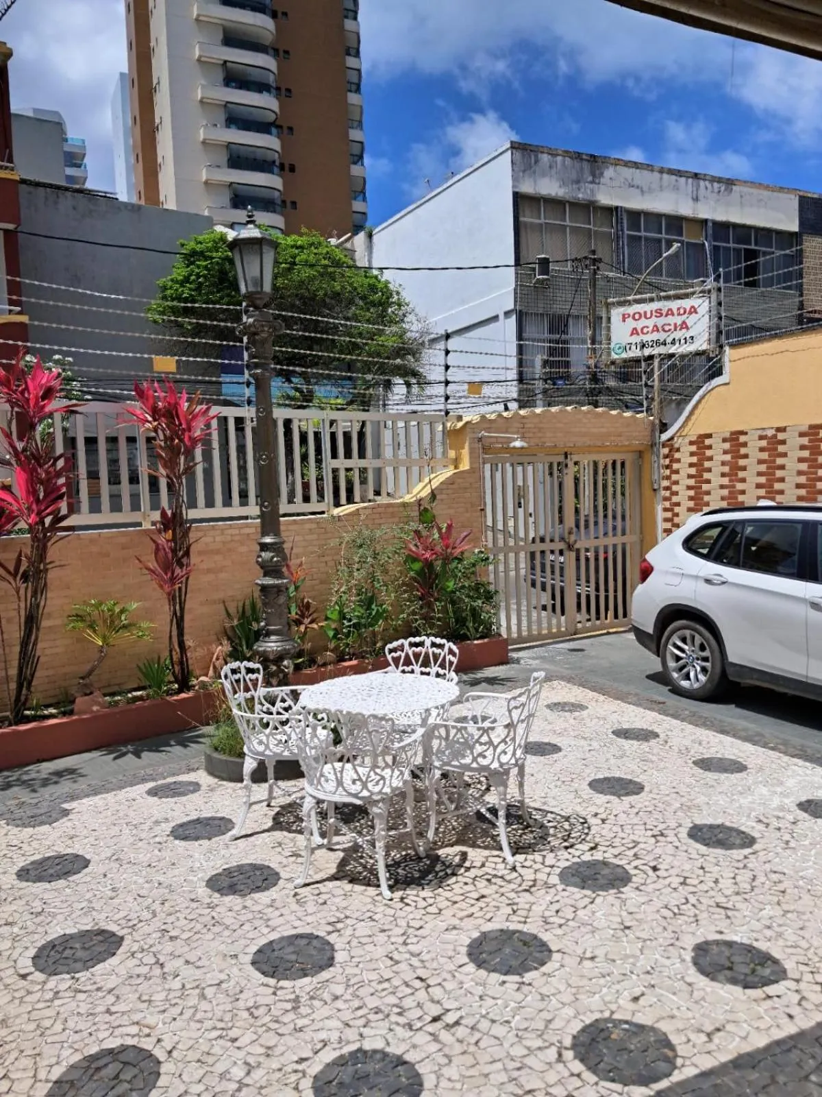 Garden in Hotel Pousada Acácia da Barra