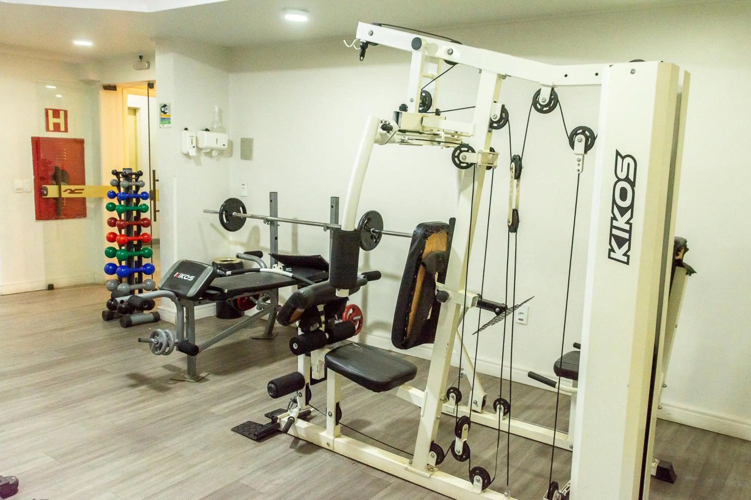 Fitness centre/facilities in Fenix Hotel Pouso Alegre