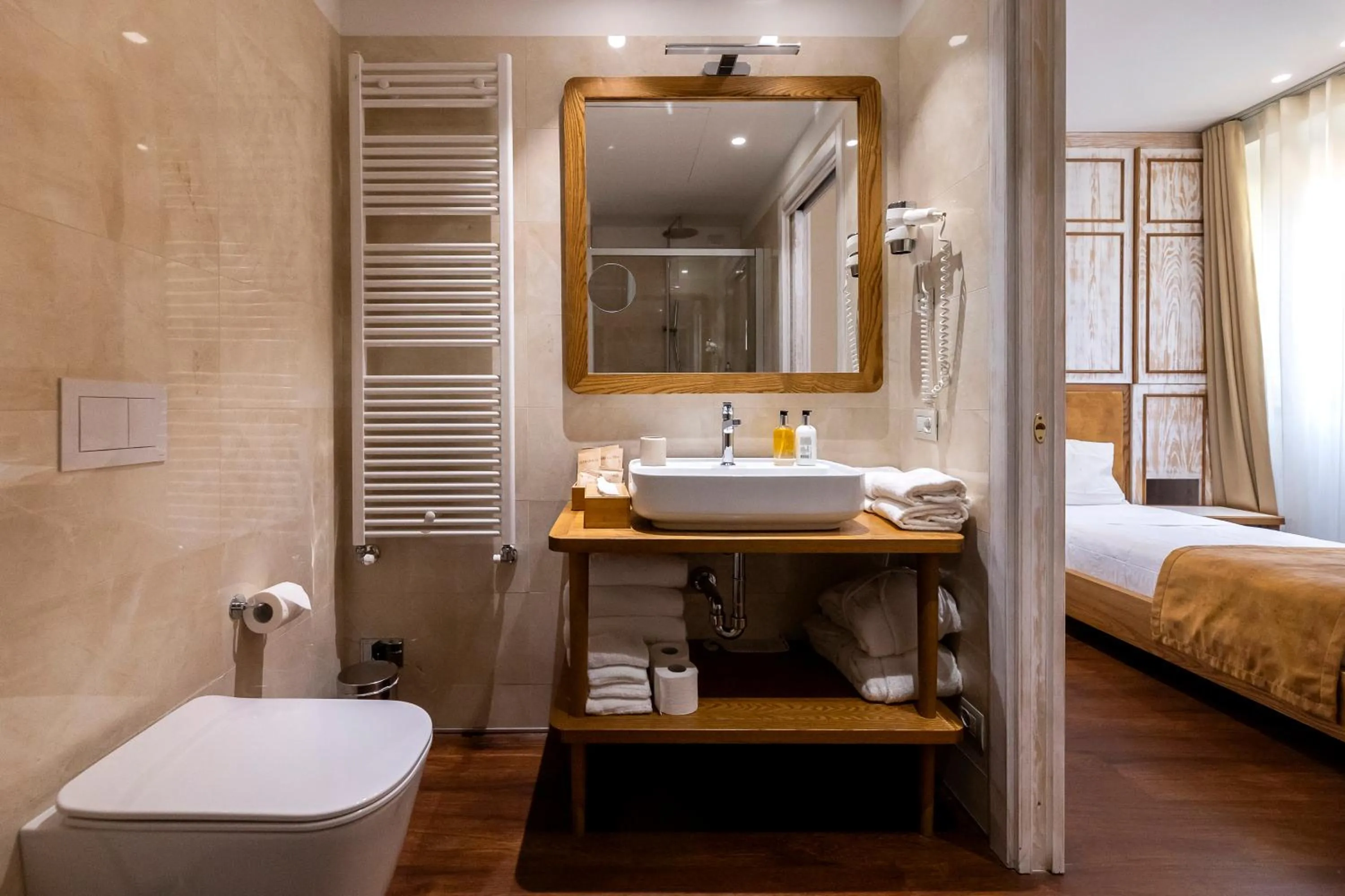 Bathroom, Bed in Il Belvedere