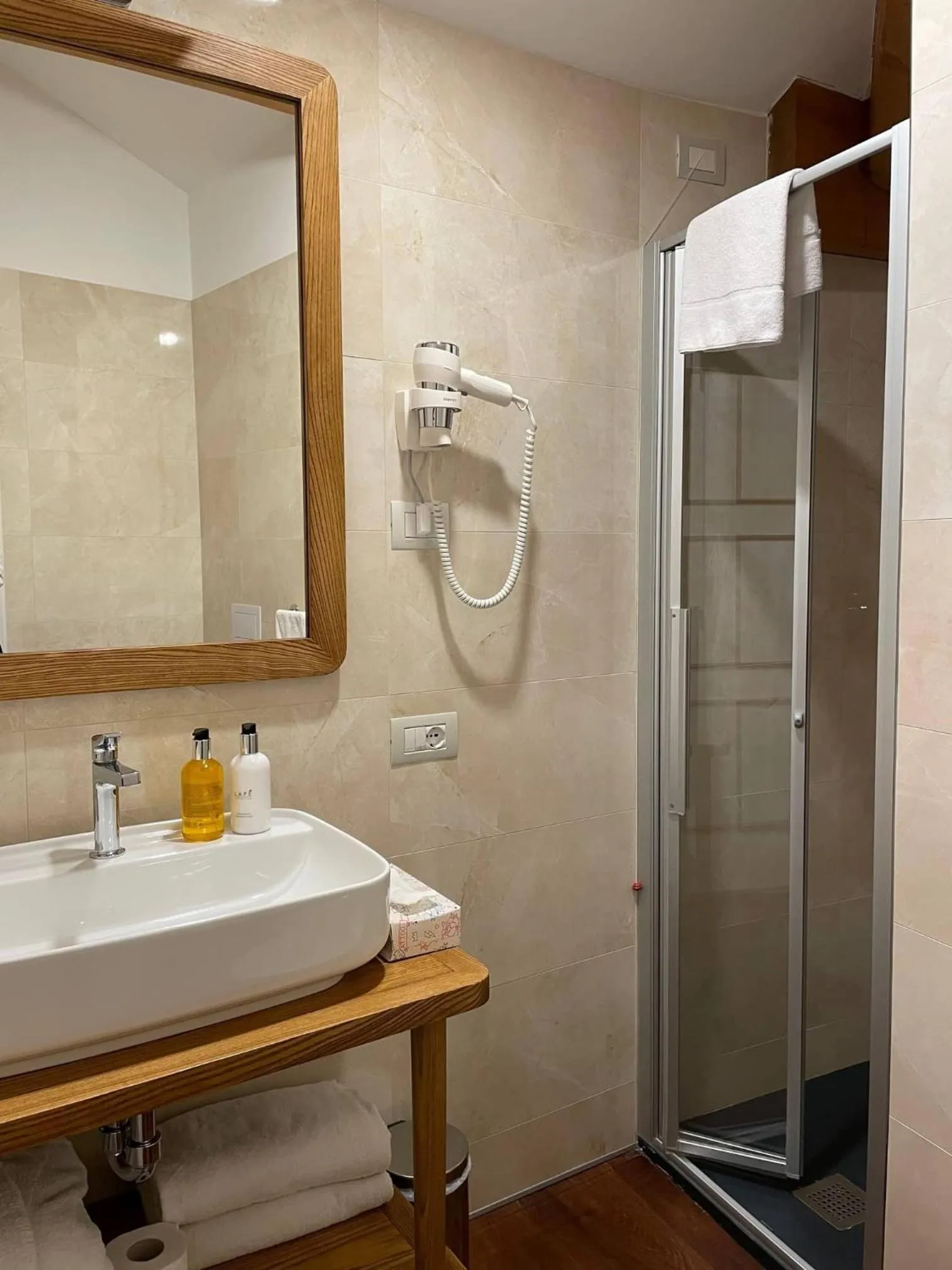 Shower in Il Belvedere