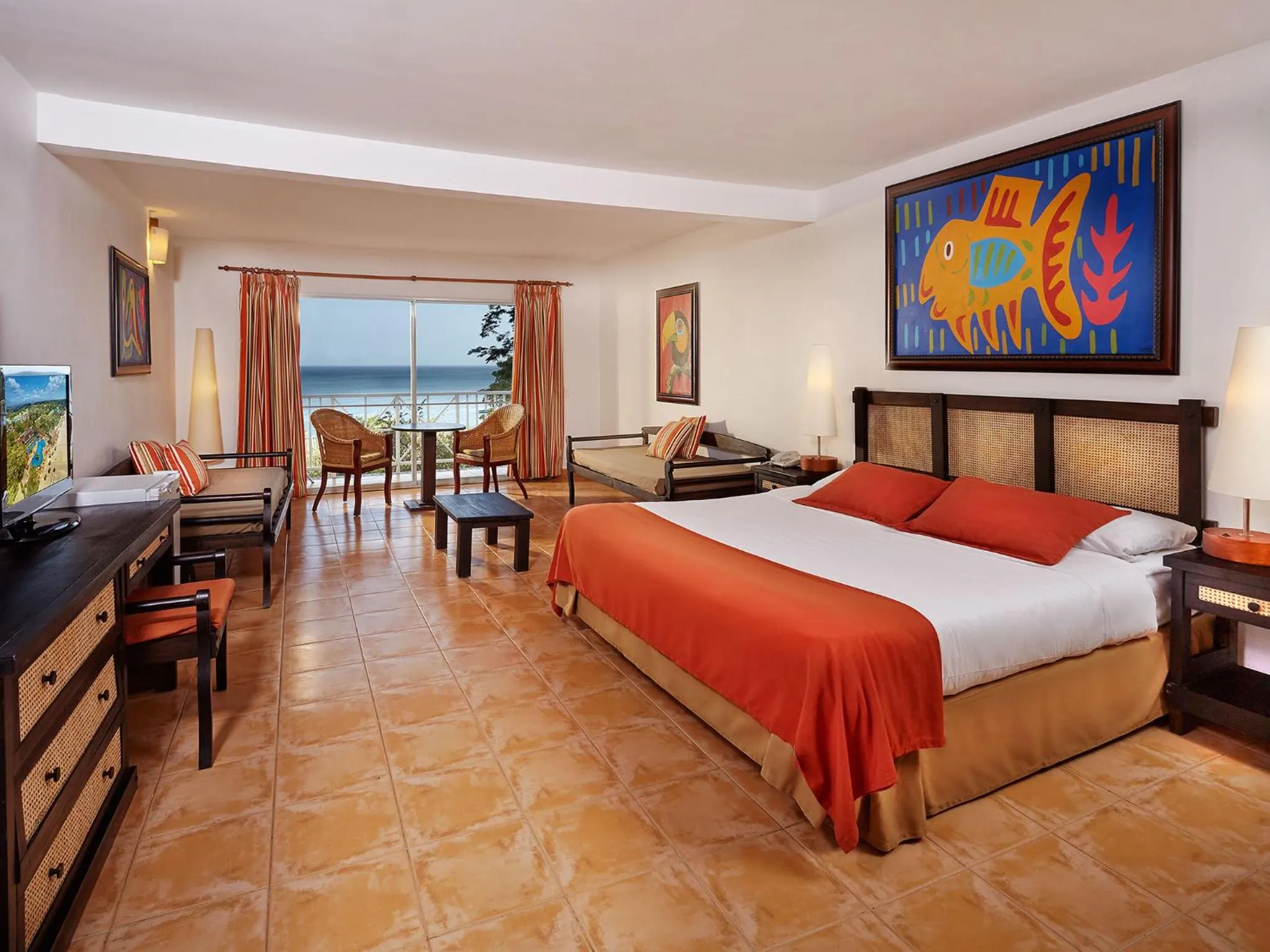 Bed in Grand Decameron Panama, A Trademark All Inclusive Resort