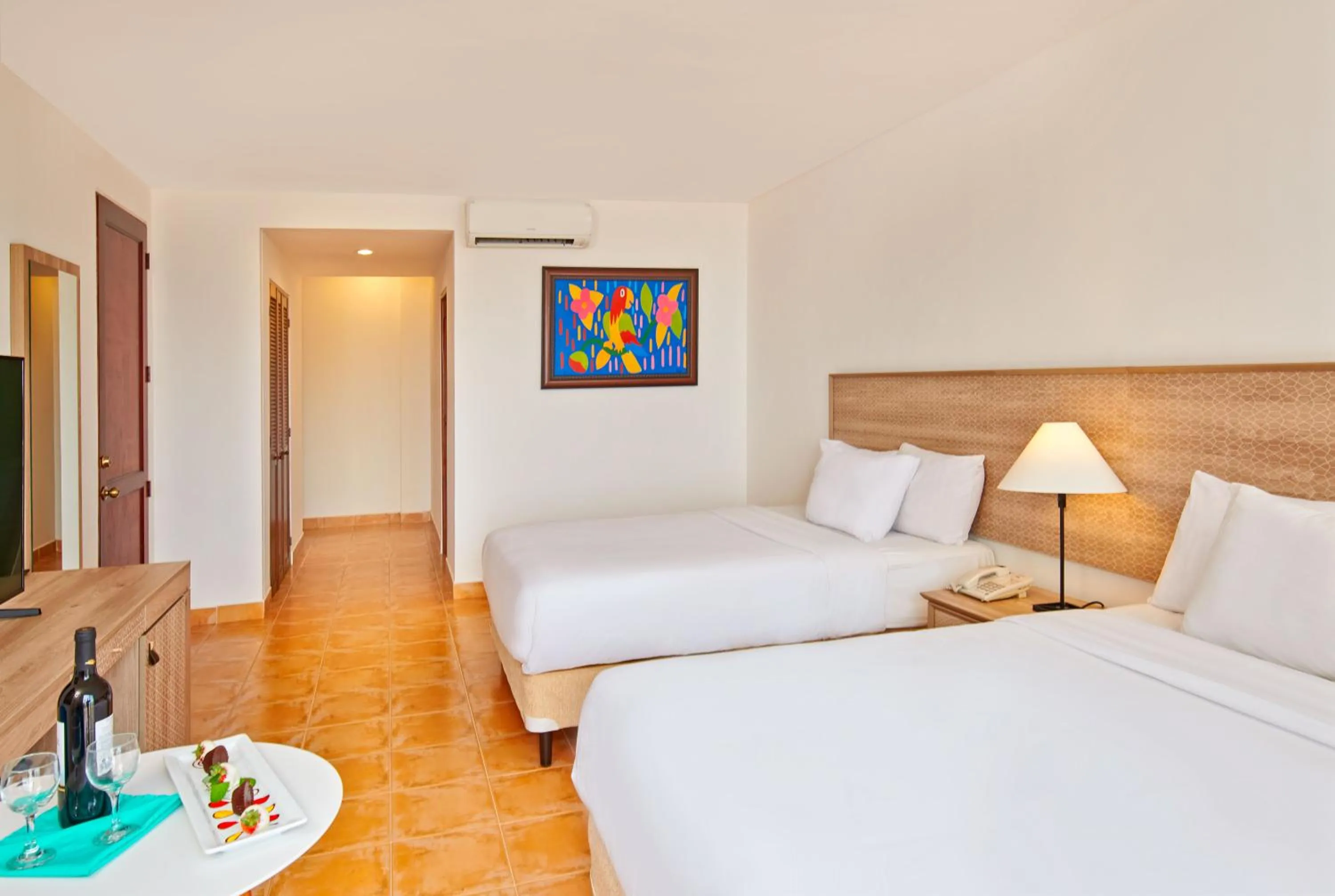 Bed in Grand Decameron Panama, A Trademark All Inclusive Resort