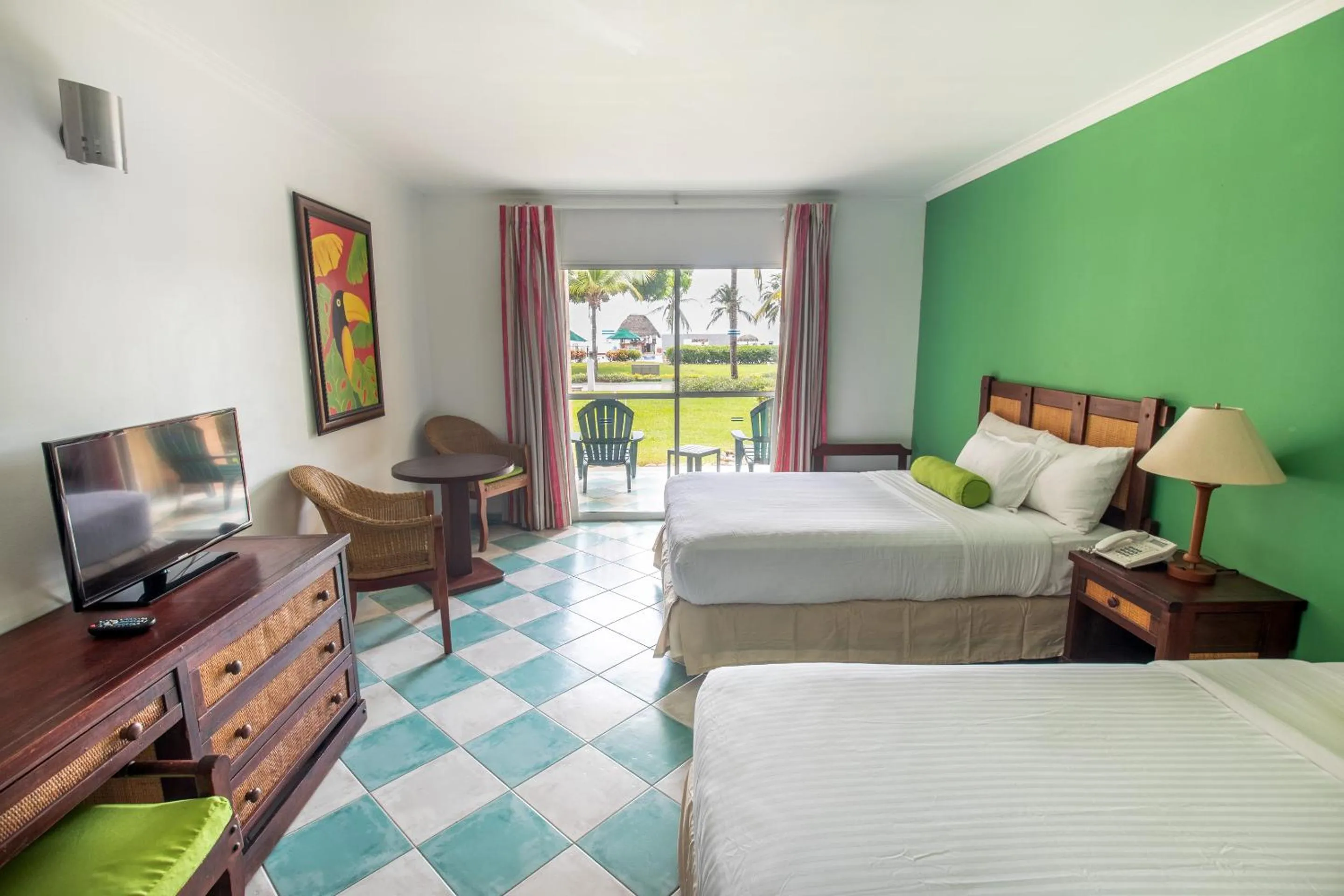 Bed in Grand Decameron Panama, A Trademark All Inclusive Resort