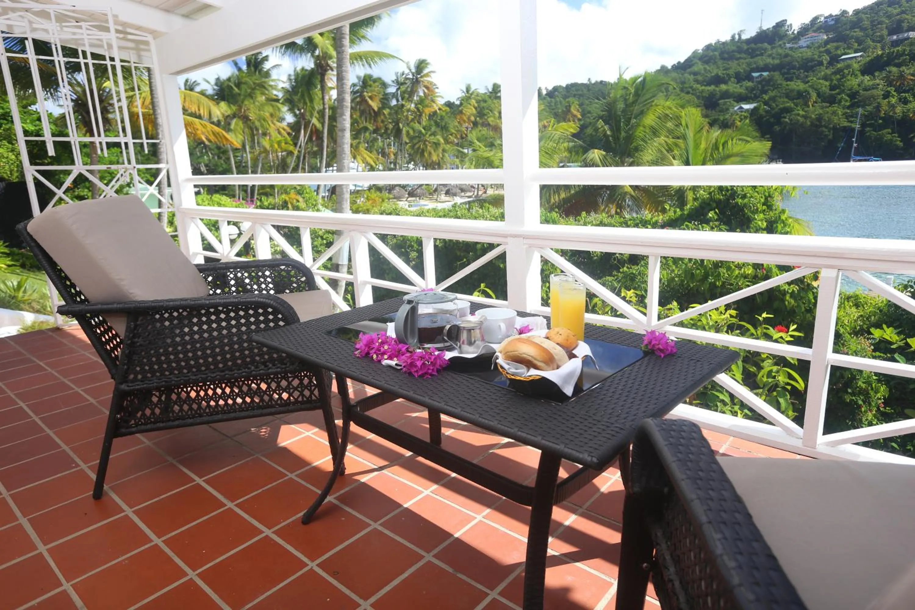 Sea view in Marigot Beach Club & Dive Resort