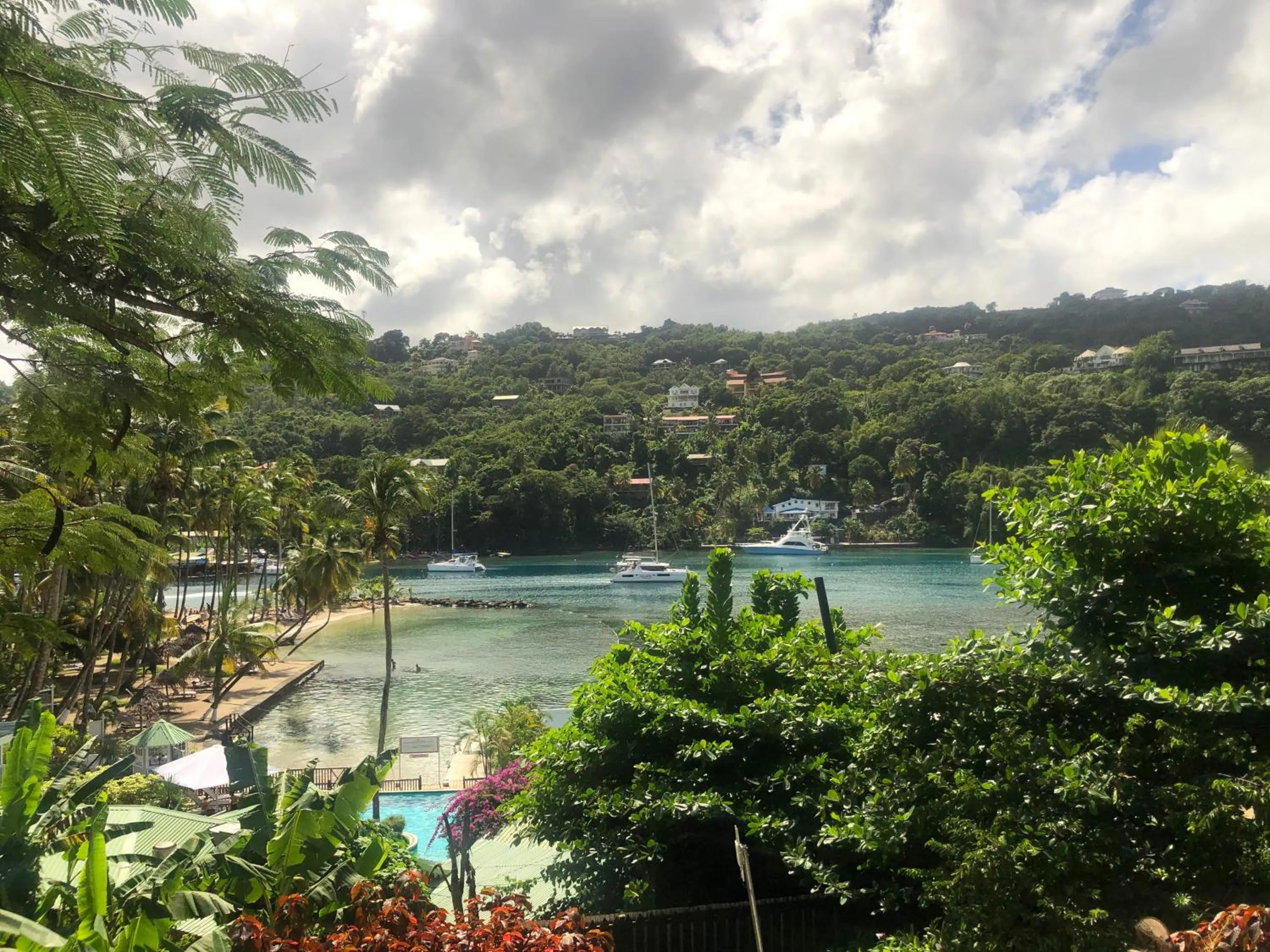 Sea view in Marigot Beach Club & Dive Resort