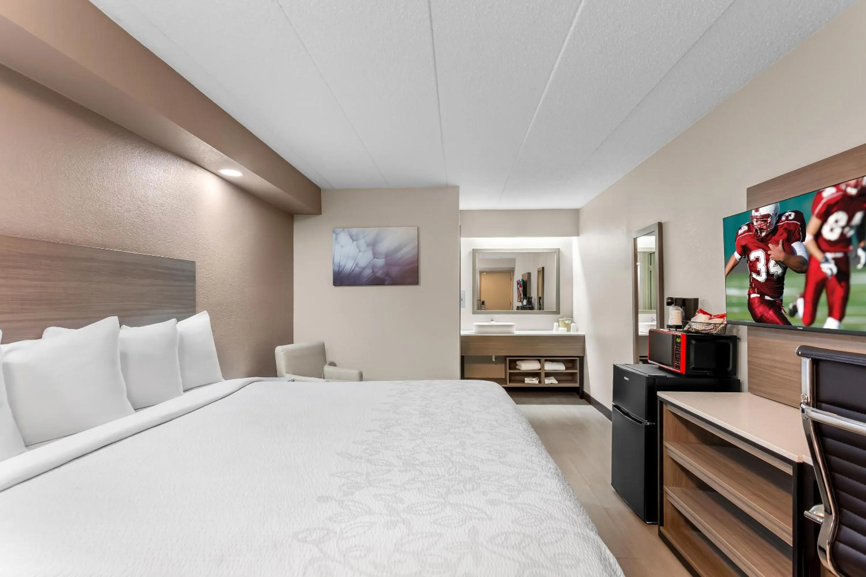 Guests, Bed in Red Roof PLUS Chicago - Hoffman Estates