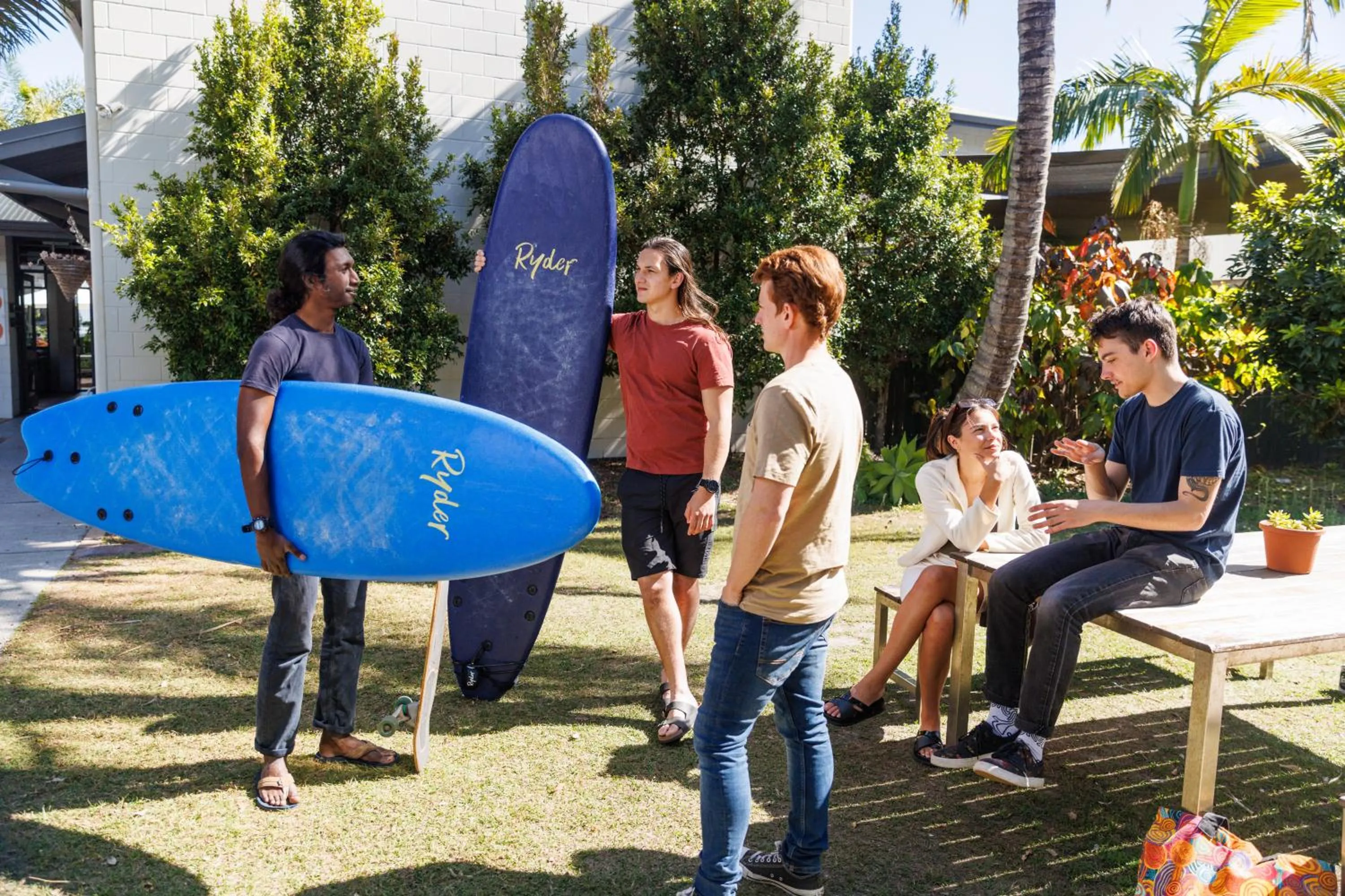 Garden in YHA Coolangatta Gold Coast