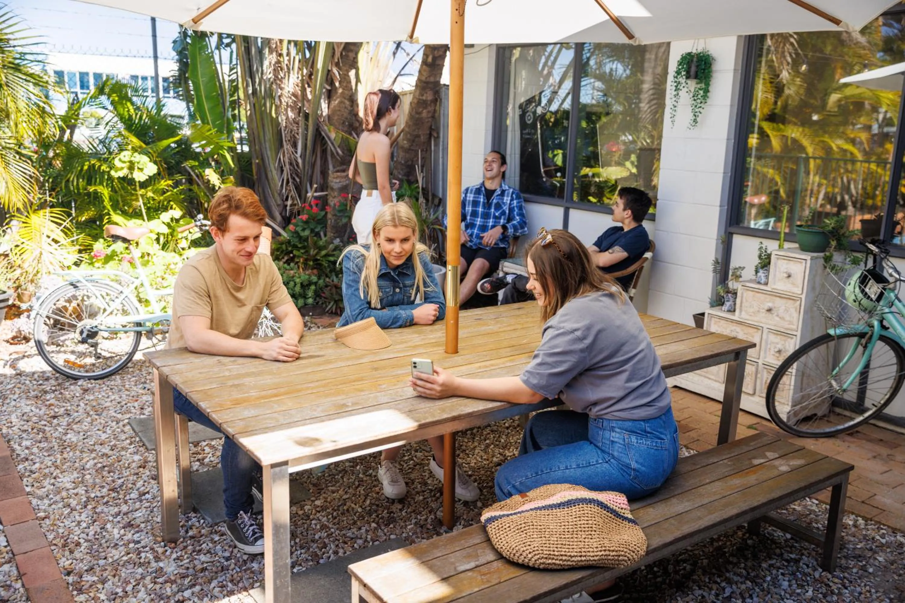 Patio in YHA Coolangatta Gold Coast