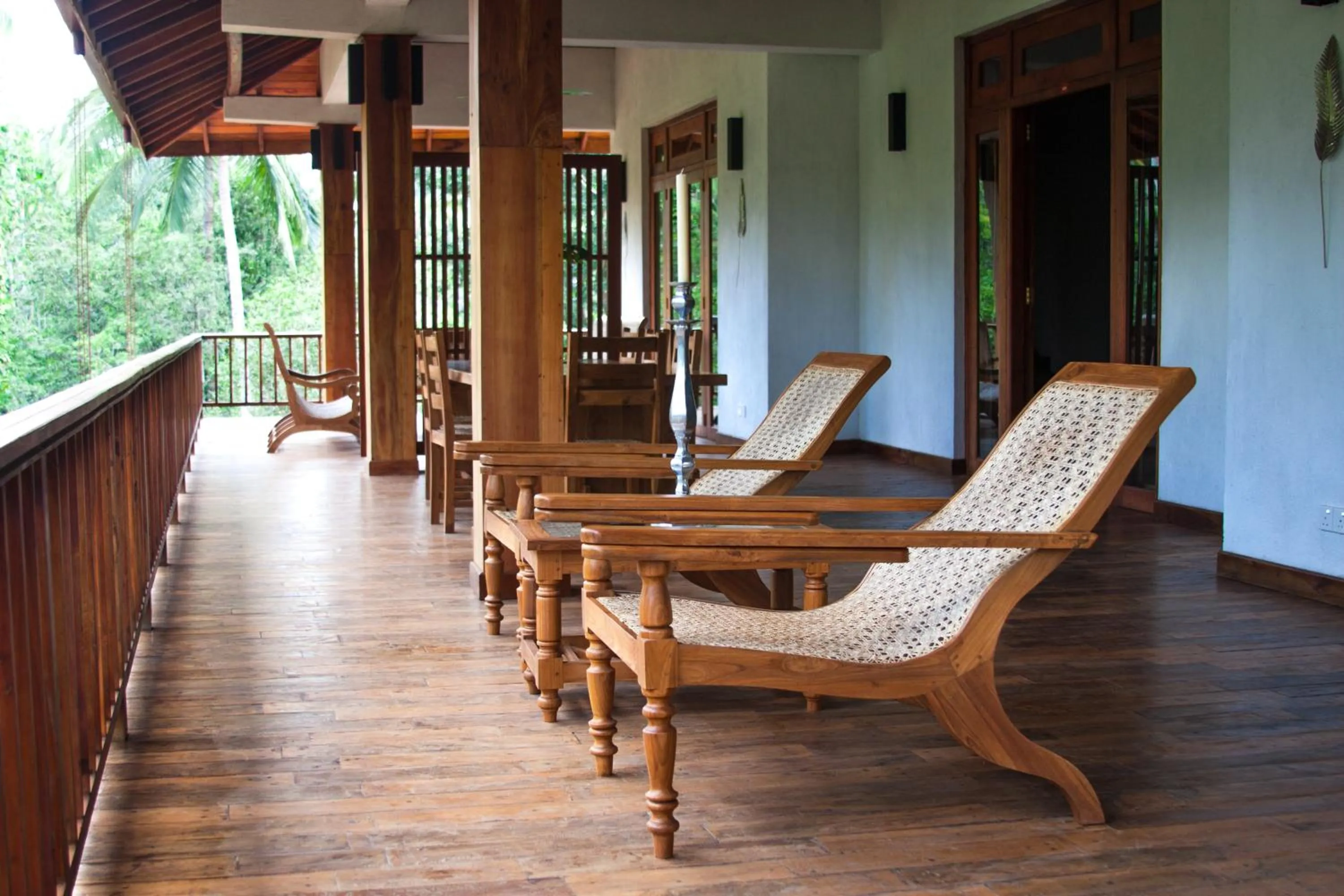 Seating area in Jim's Farm Villas