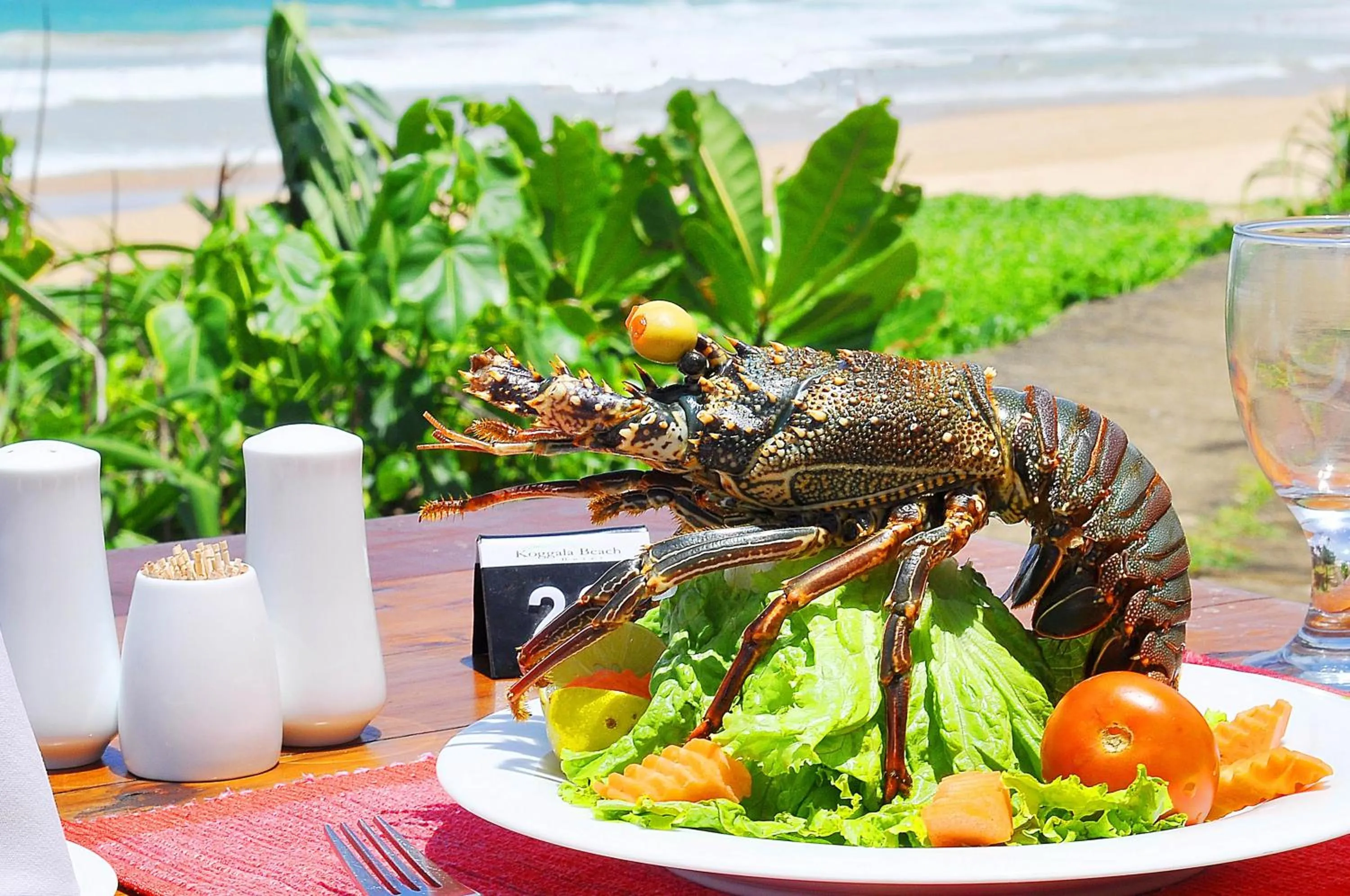 Food close-up in Koggala Beach Hotel