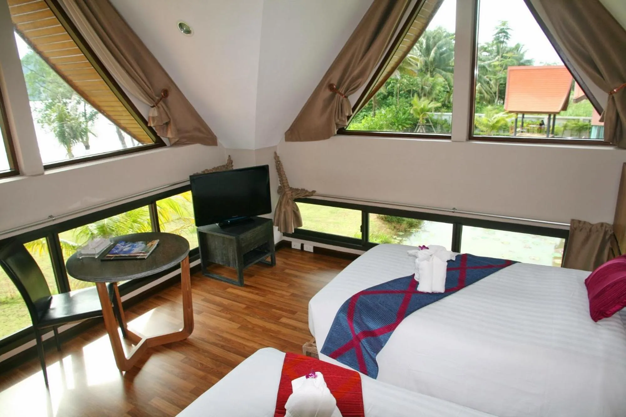 View (from property/room), Bed in Tha Lane Bay Villas