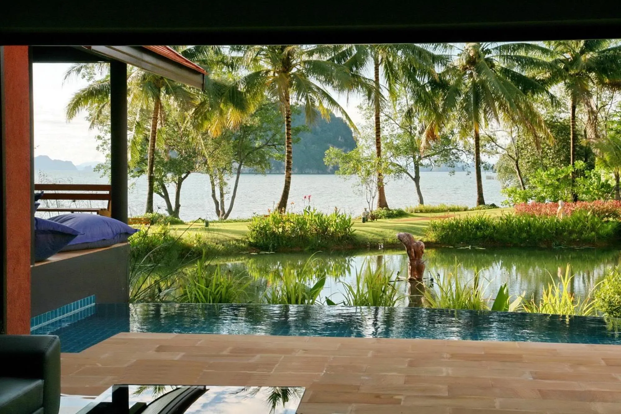 Pool view in Tha Lane Bay Villas