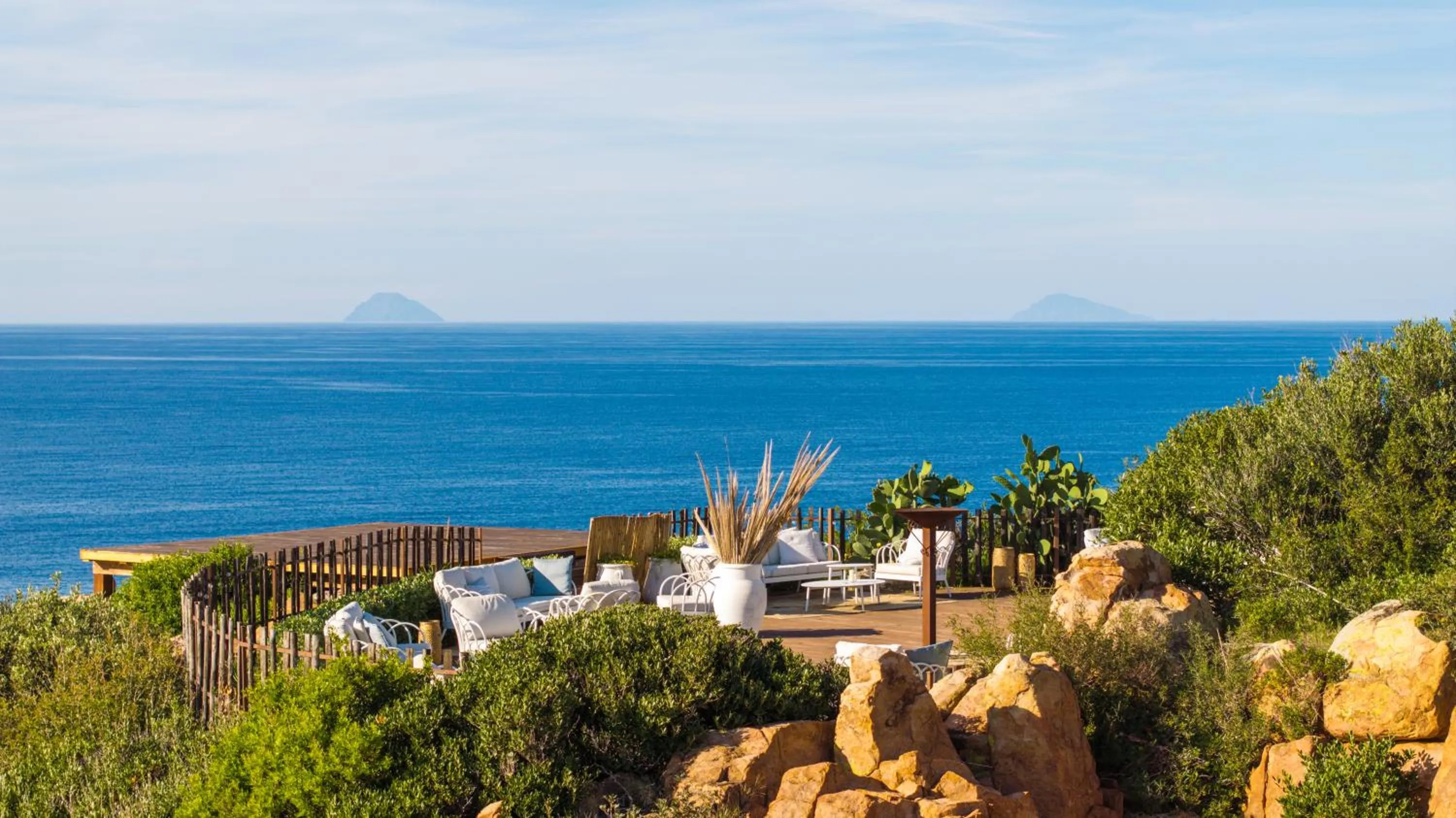 Balcony/Terrace in Mangia's Pollina Resort