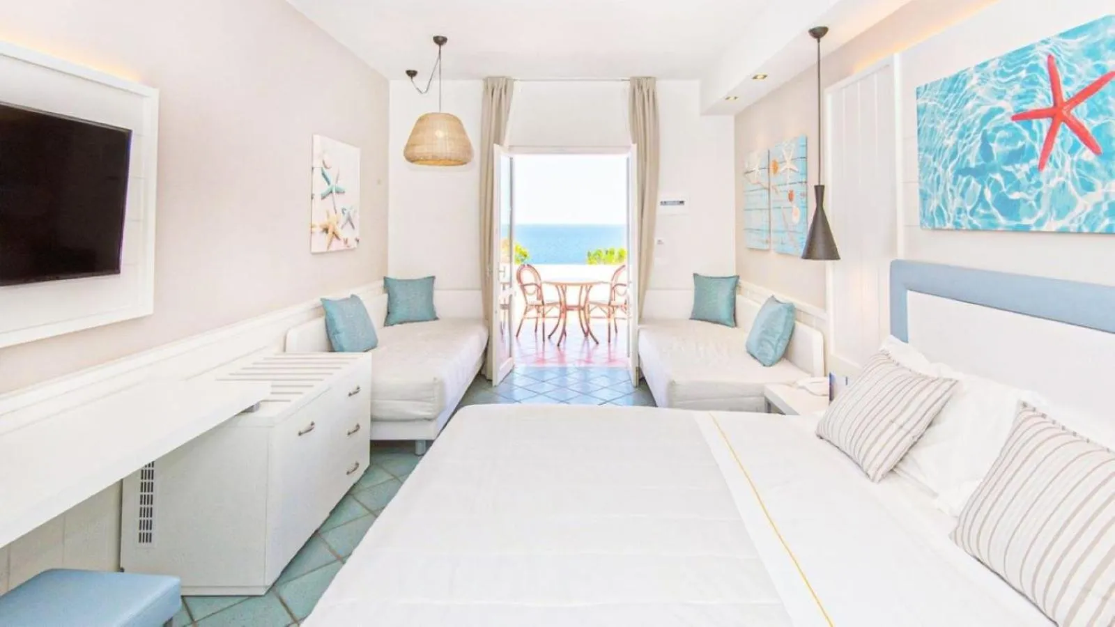 Bedroom, Bed in Mangia's Pollina Resort