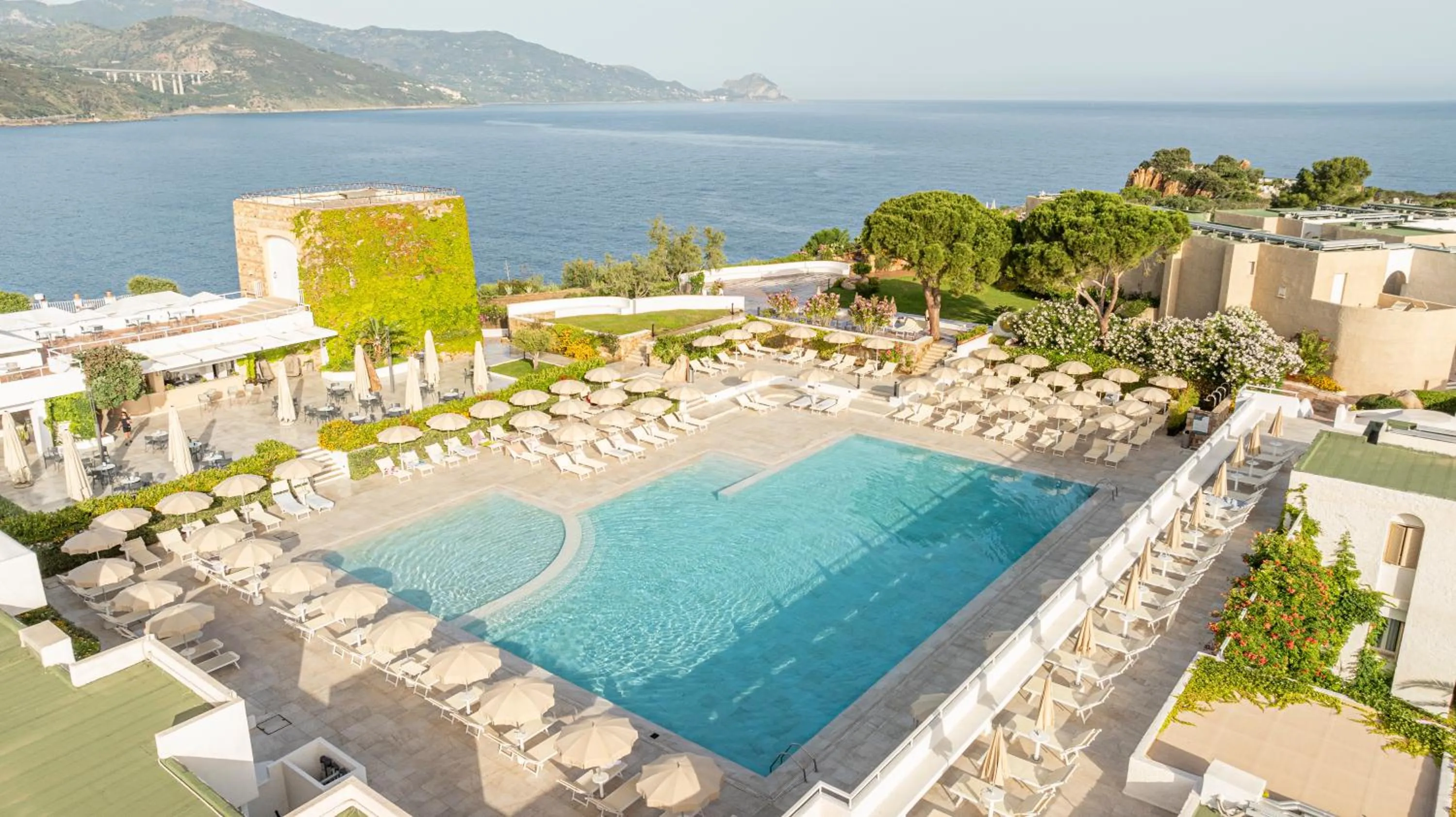 Swimming pool in Mangia's Pollina Resort