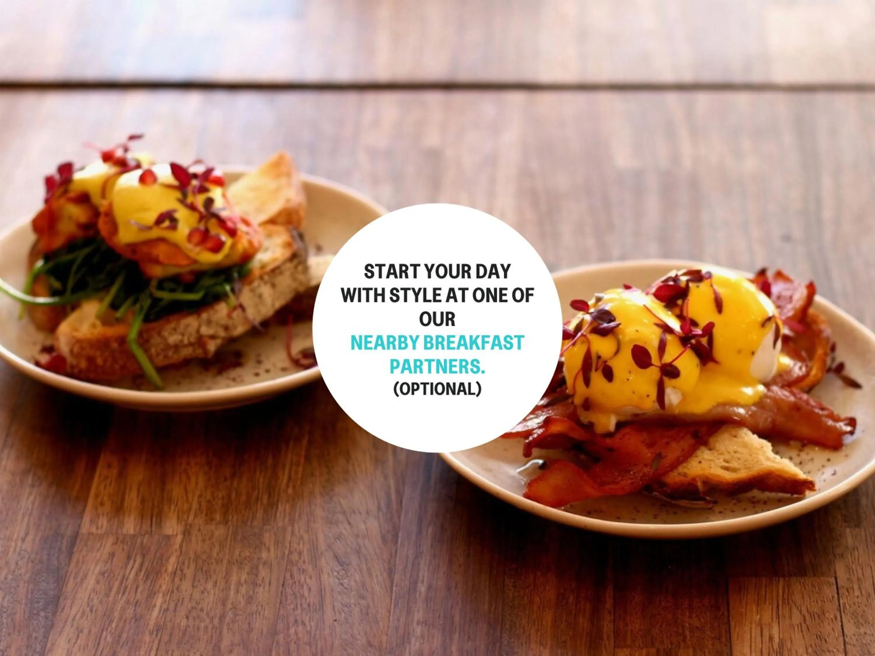 Food and drinks in Numa Brighton Pavilion