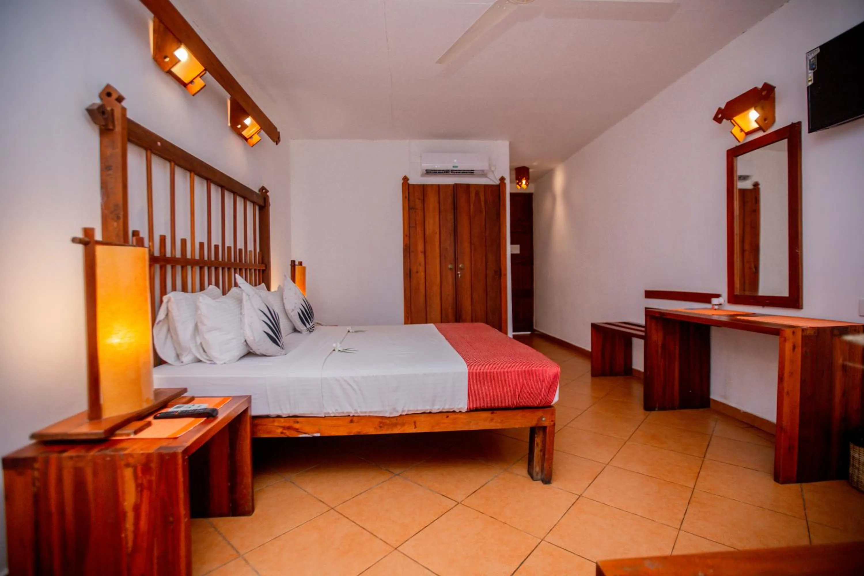 Bed in The Long Beach Resort & Spa