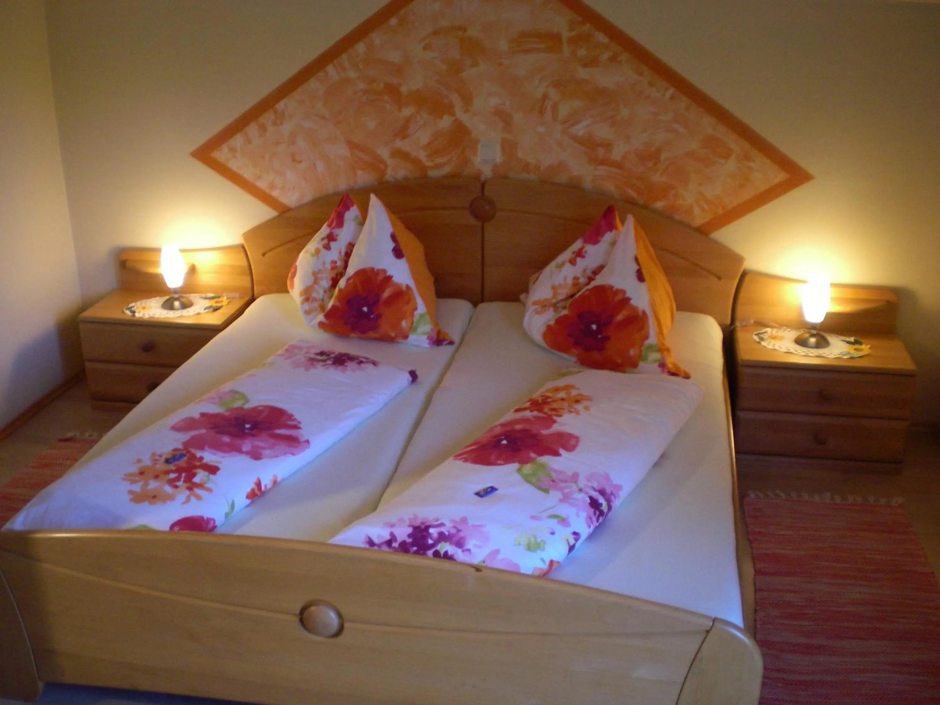 Bed in Pension Thermensonne