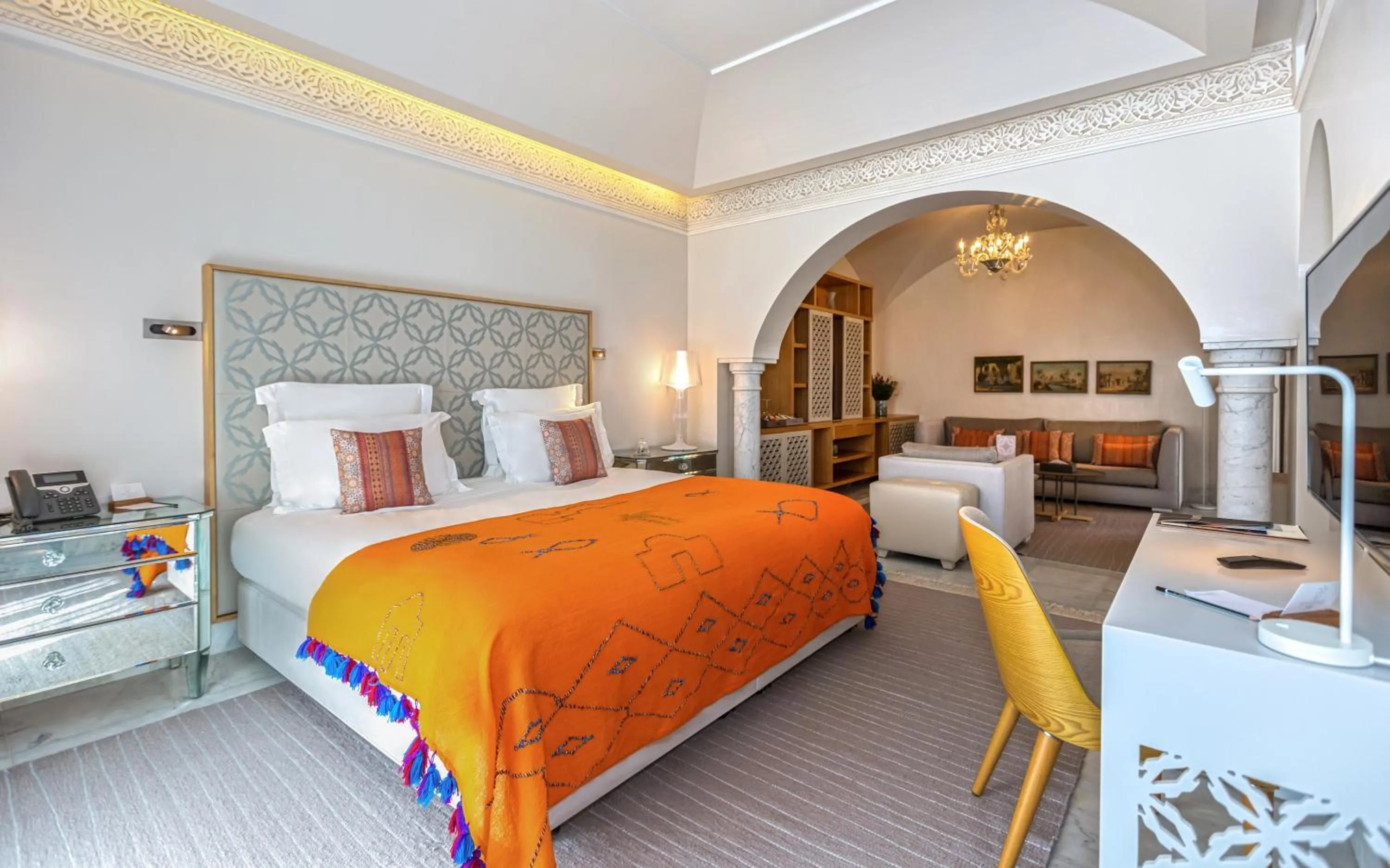 Bedroom, Bed in Dar El Jeld Hotel and Spa