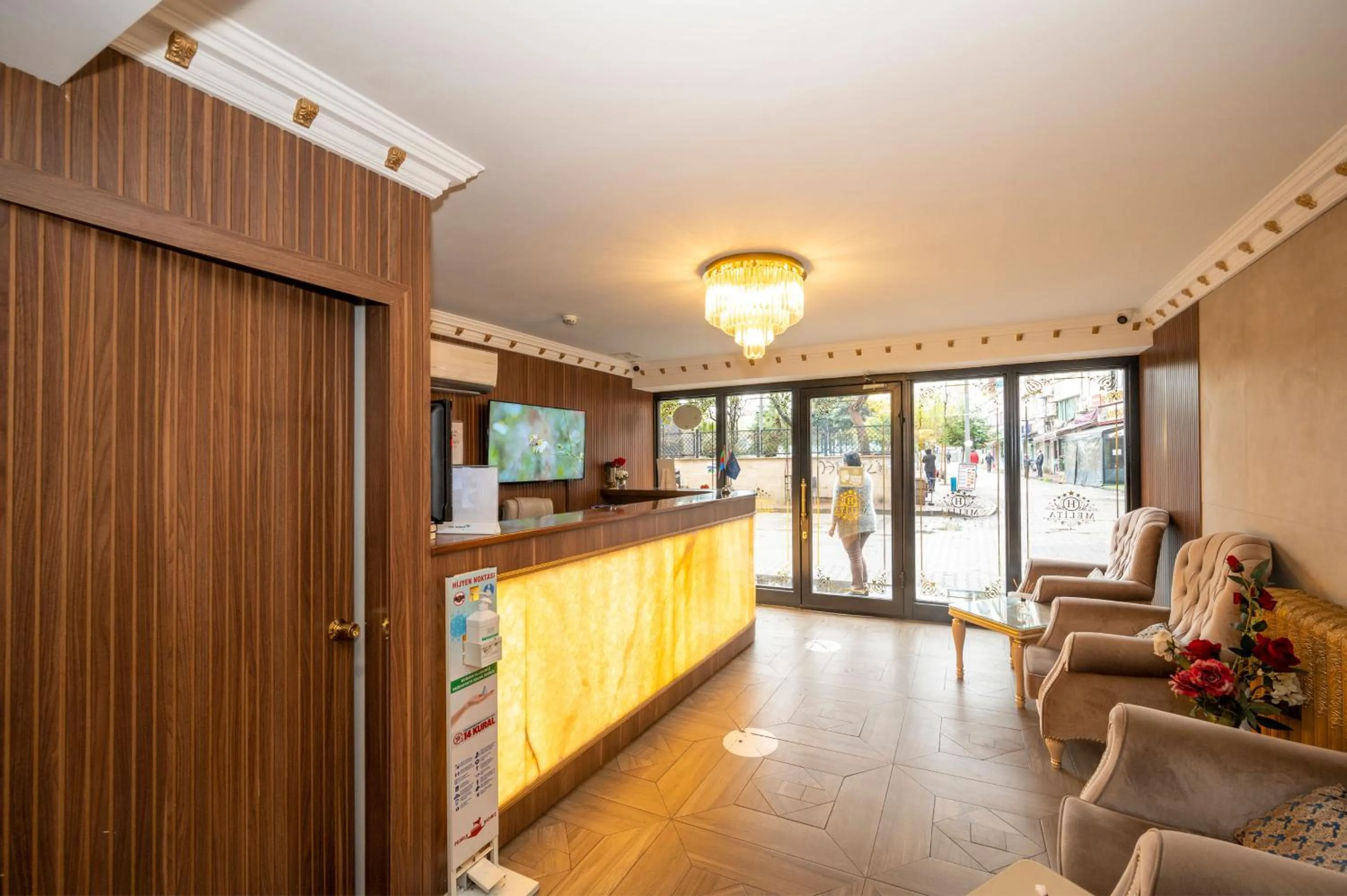 Lobby or reception in Hotel Melita