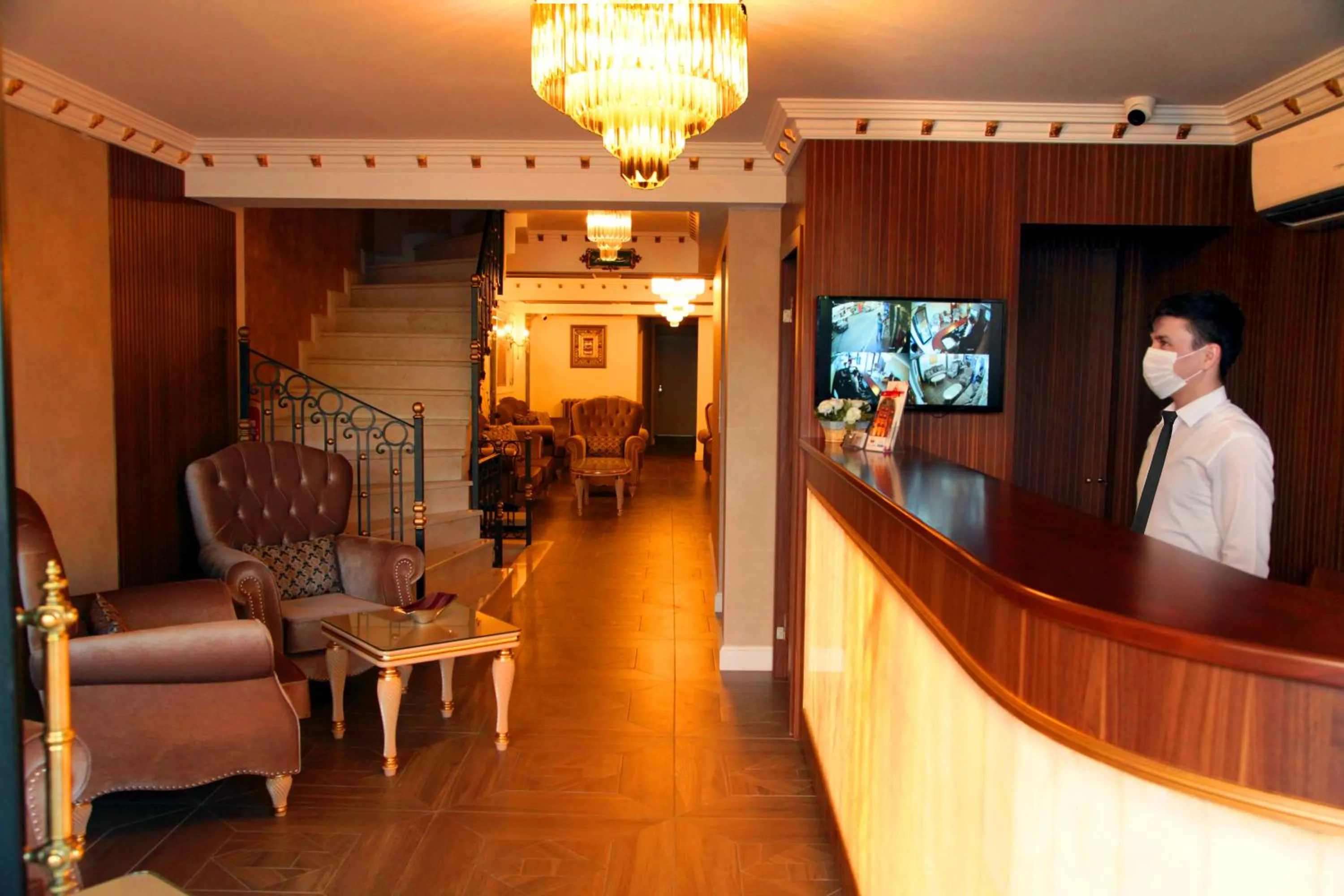 Lobby or reception in Hotel Melita