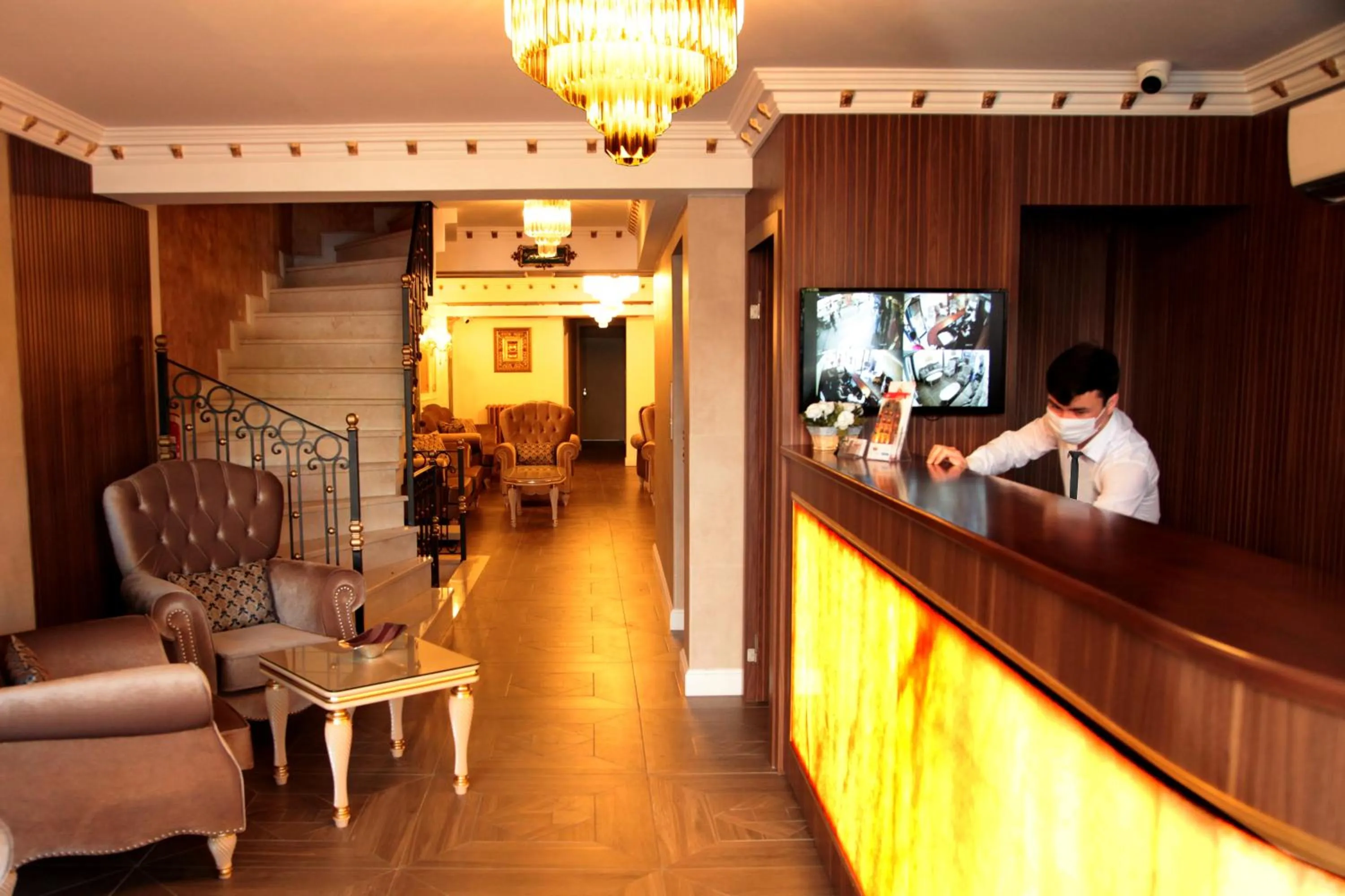 Lobby or reception in Hotel Melita