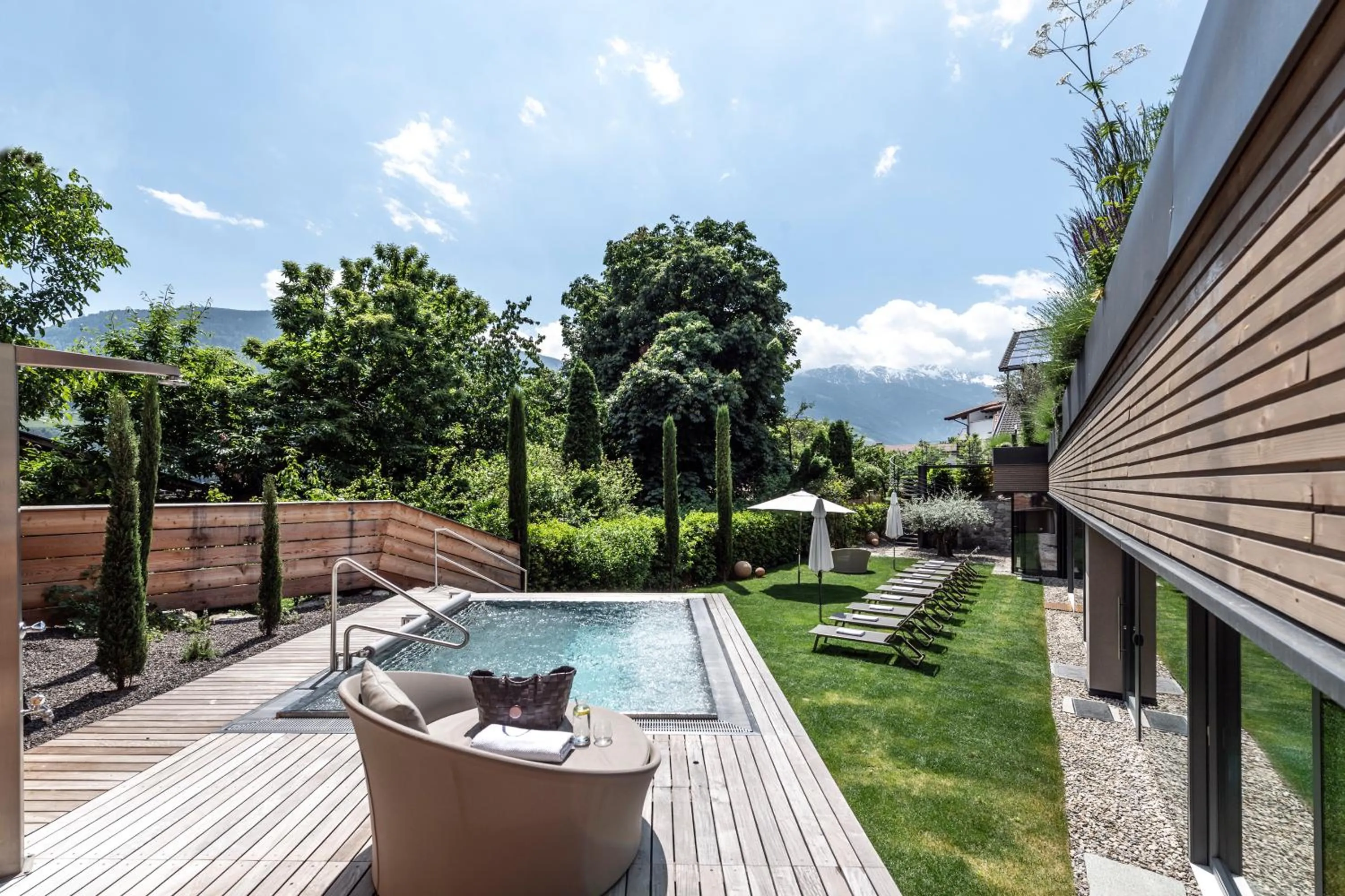 Garden in Hotel Das Stachelburg