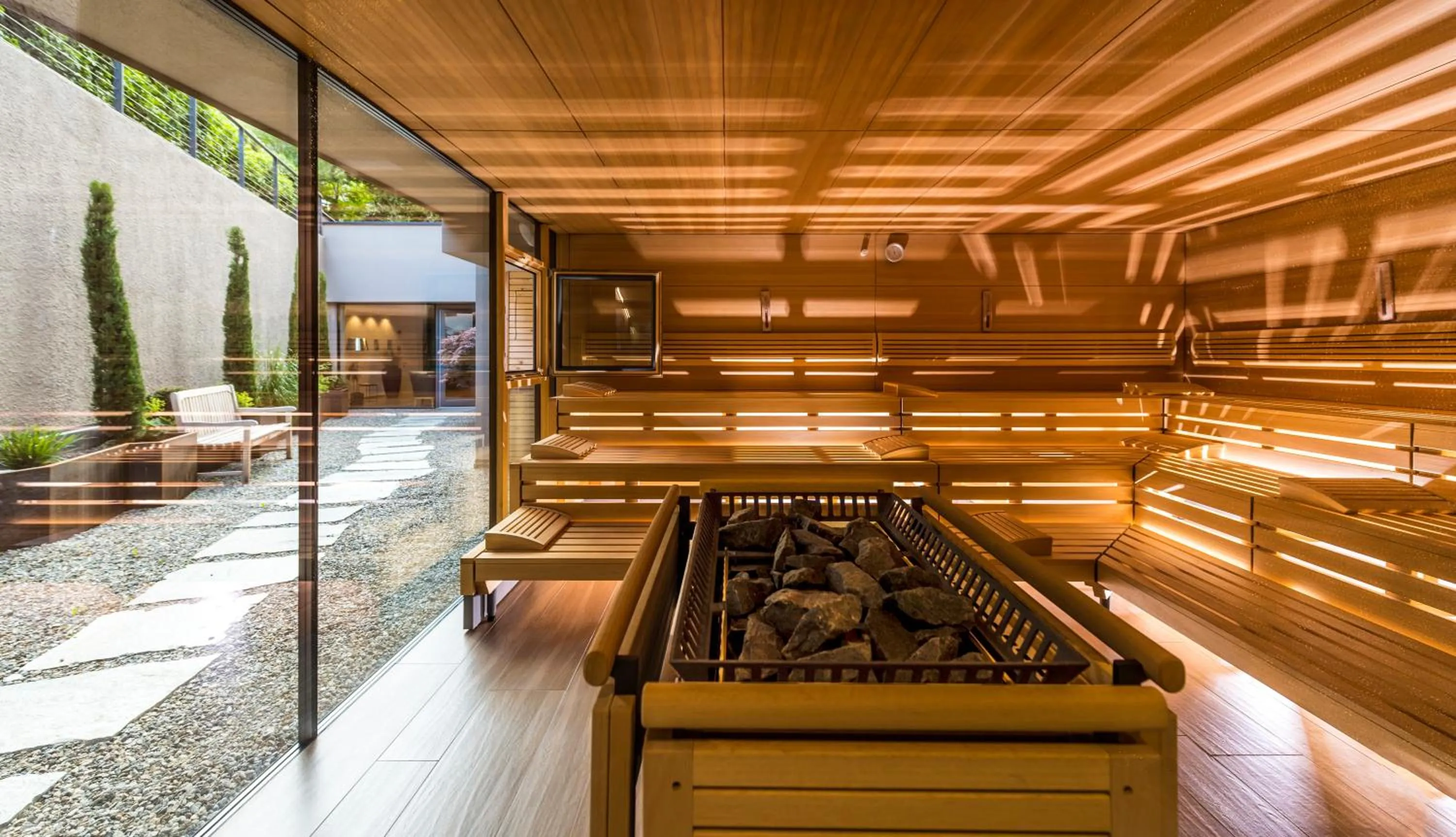 Sauna in Hotel Das Stachelburg