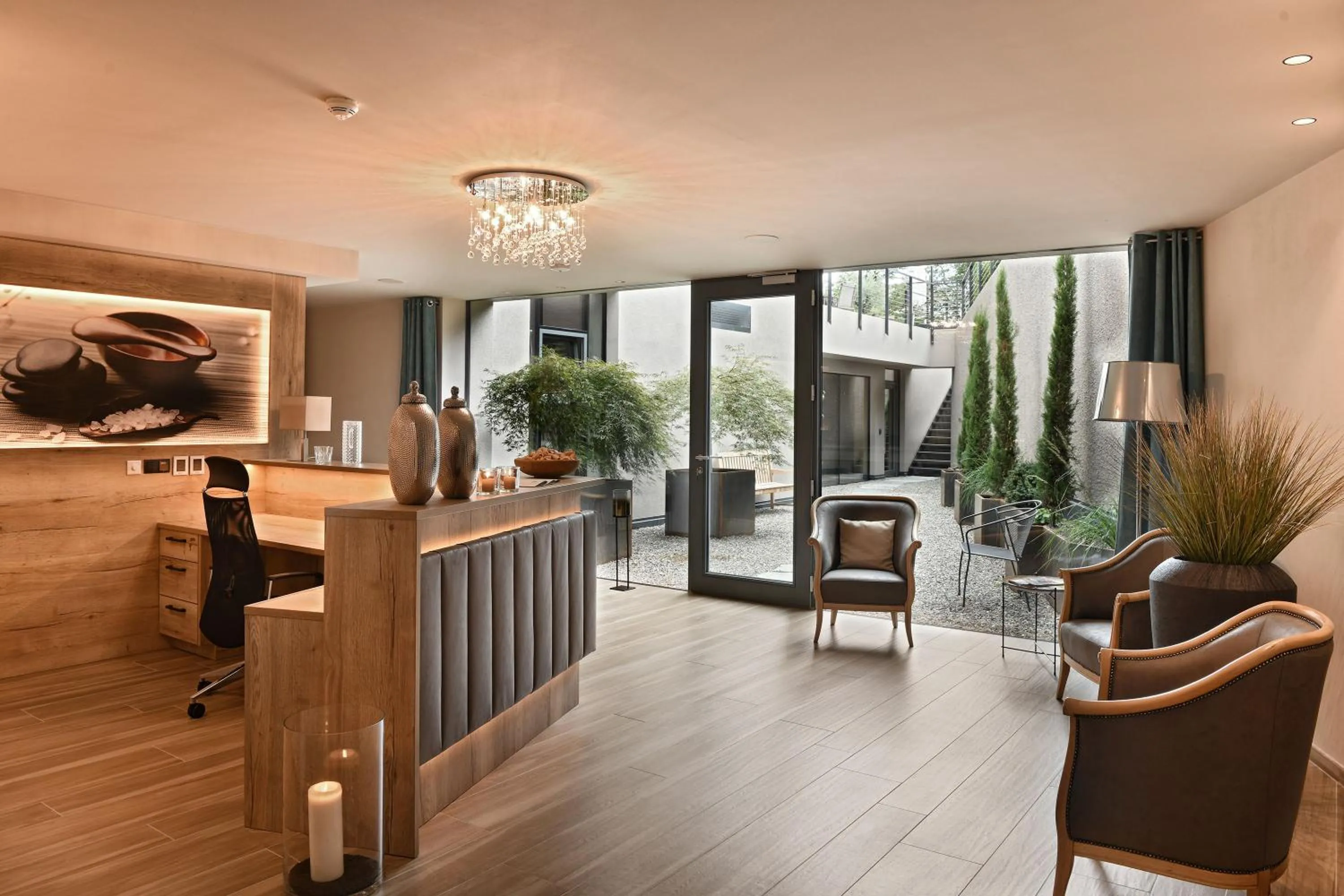 Spa and wellness centre/facilities in Hotel Das Stachelburg