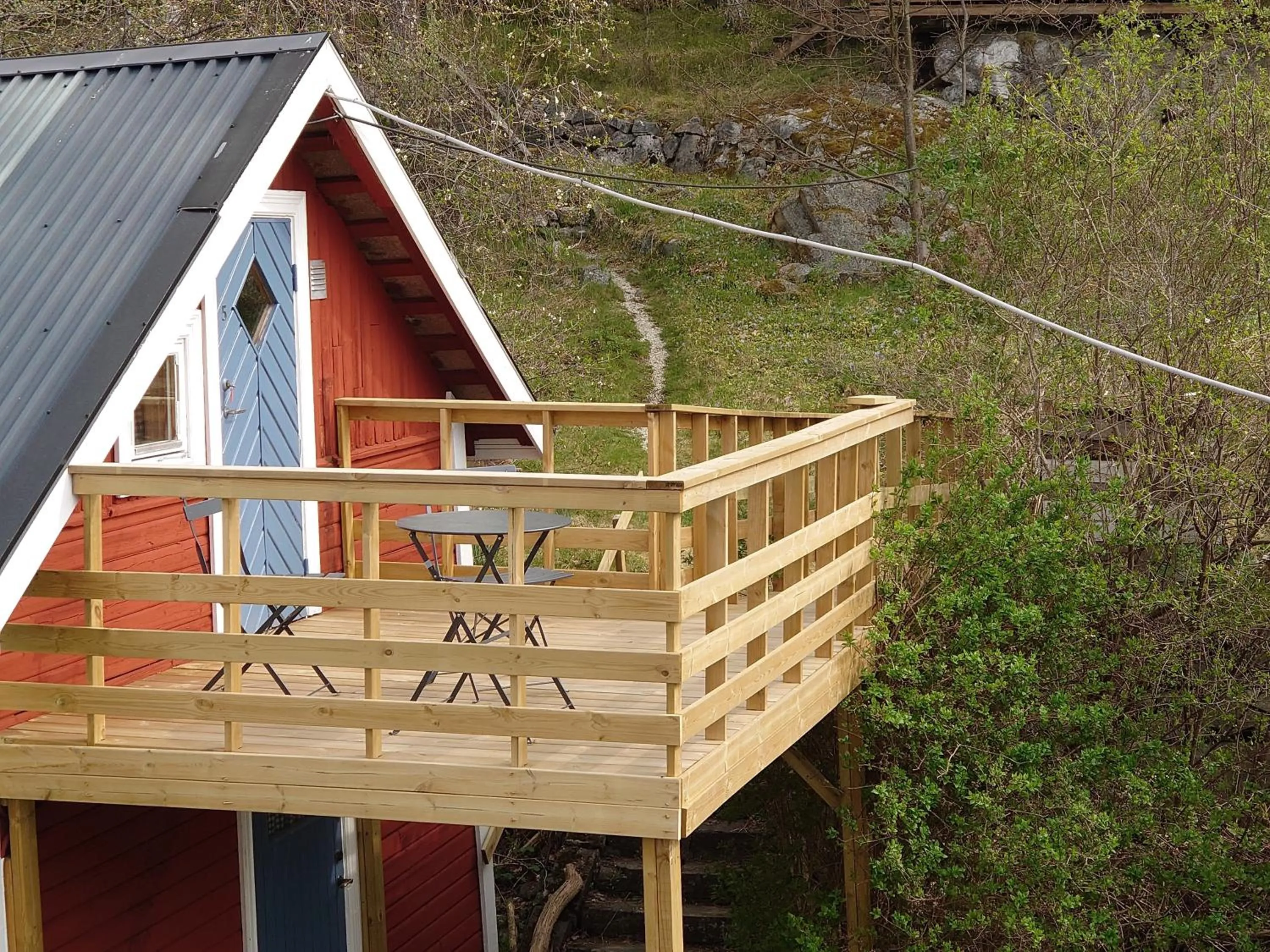 Garden view in Vandrarhemmet Tallbacka/Ängelsberg Hostel