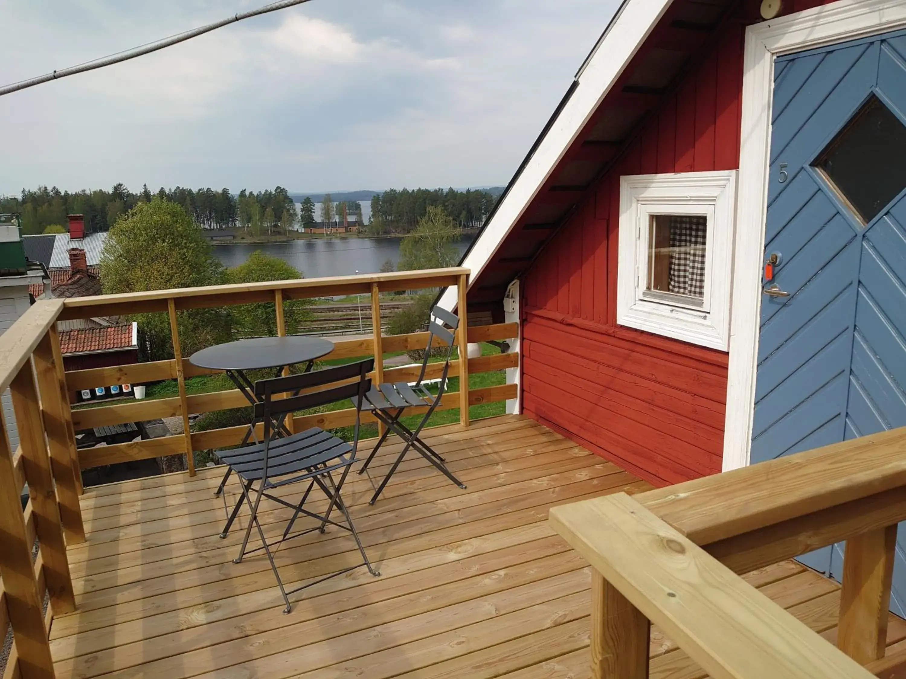 Double Room with Terrace - single occupancy in Vandrarhemmet Tallbacka/Ängelsberg Hostel Double Room with Terrace - single occupancy in Vandrarhemmet Tallbacka/Ängelsberg Hostel