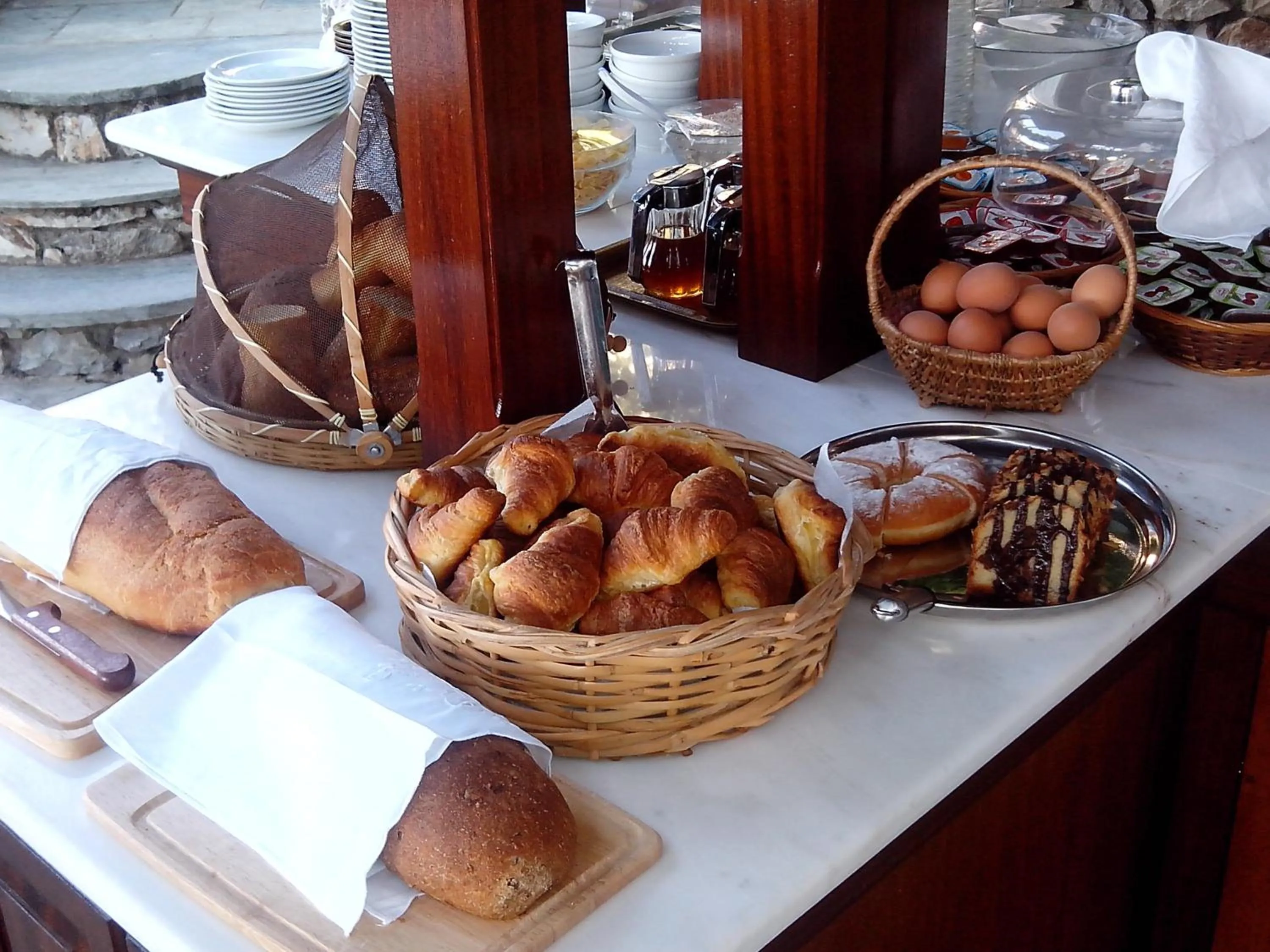 Buffet breakfast in Hotel Villa Orsa