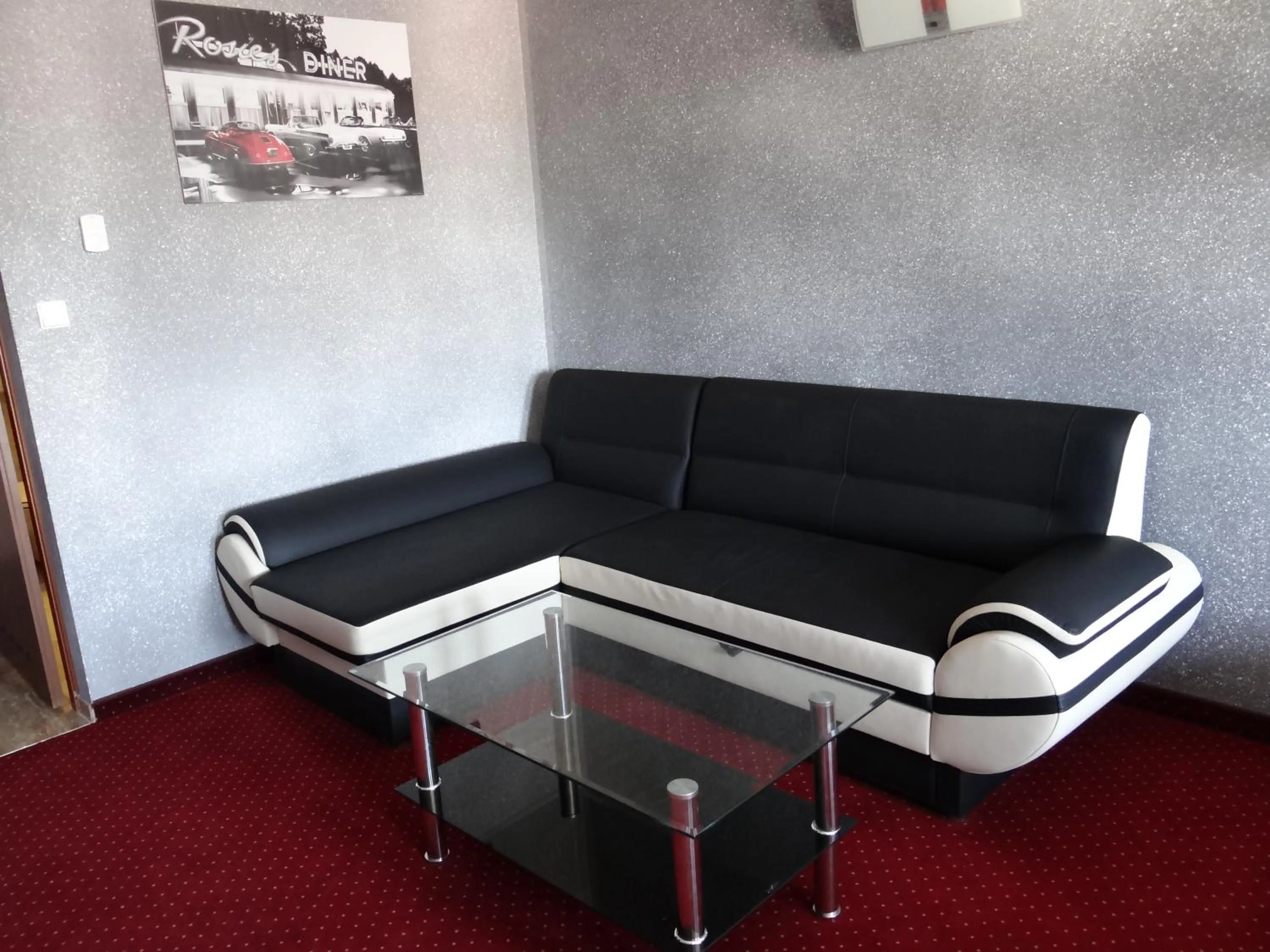 Seating area in Hotel Relax