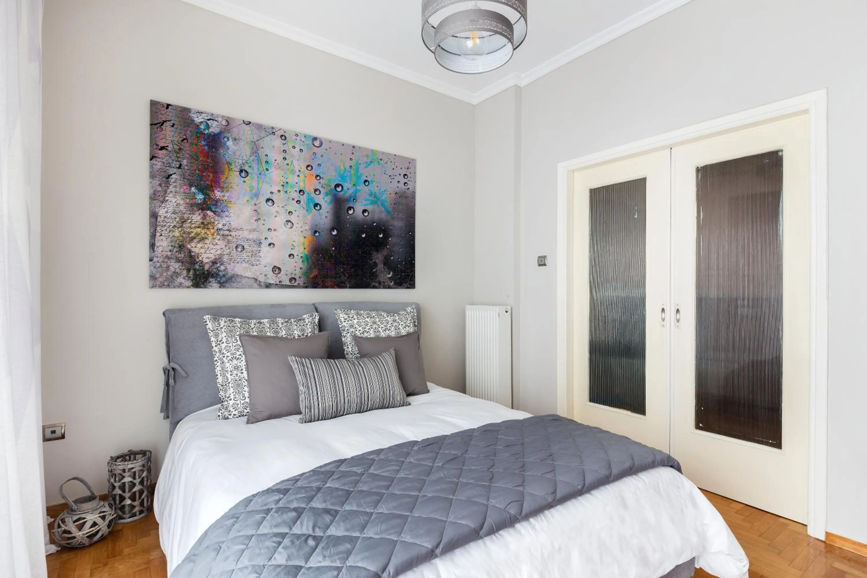 Bed in Acropolis Stylish Suite