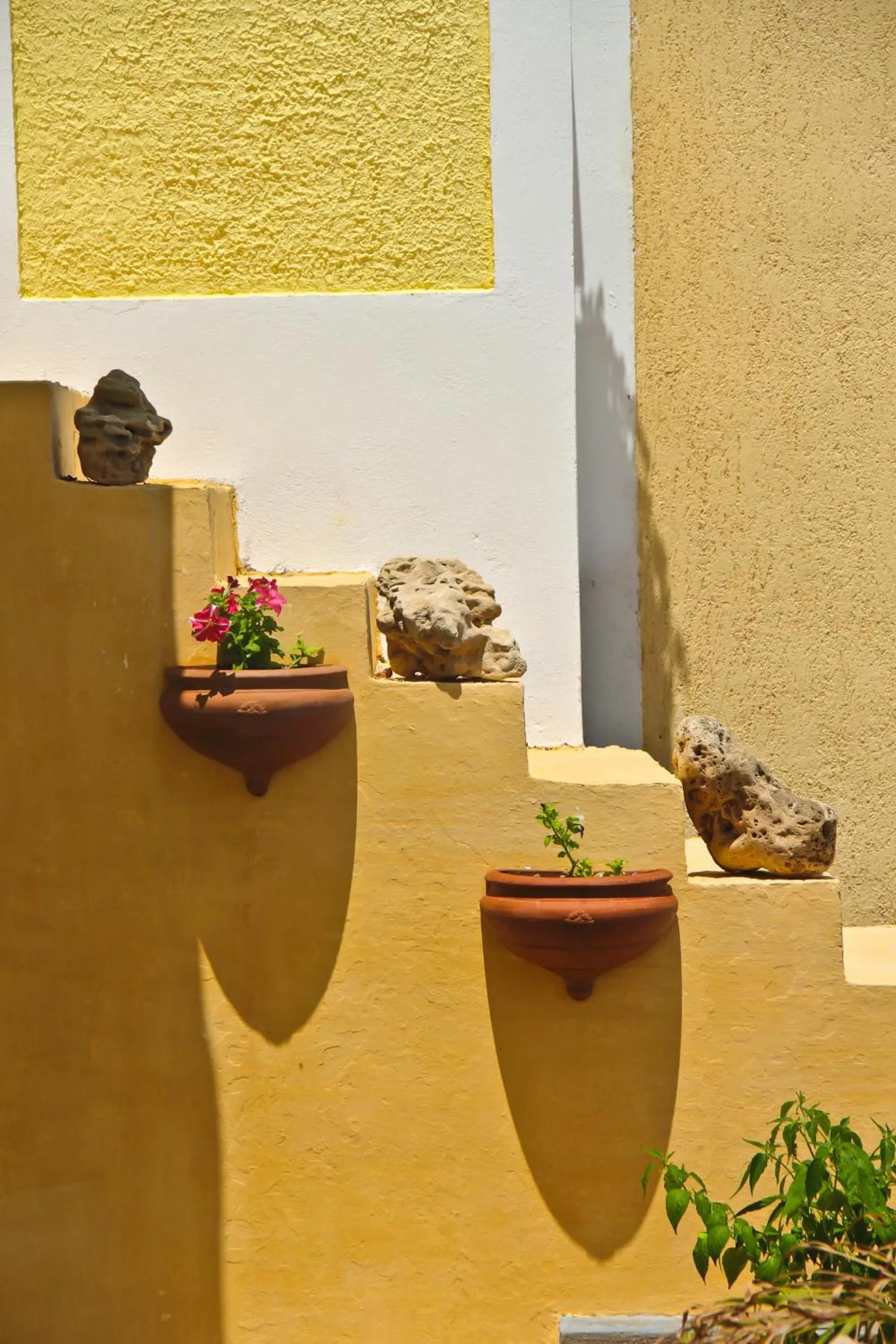 Decorative detail in Liostasi Retreat