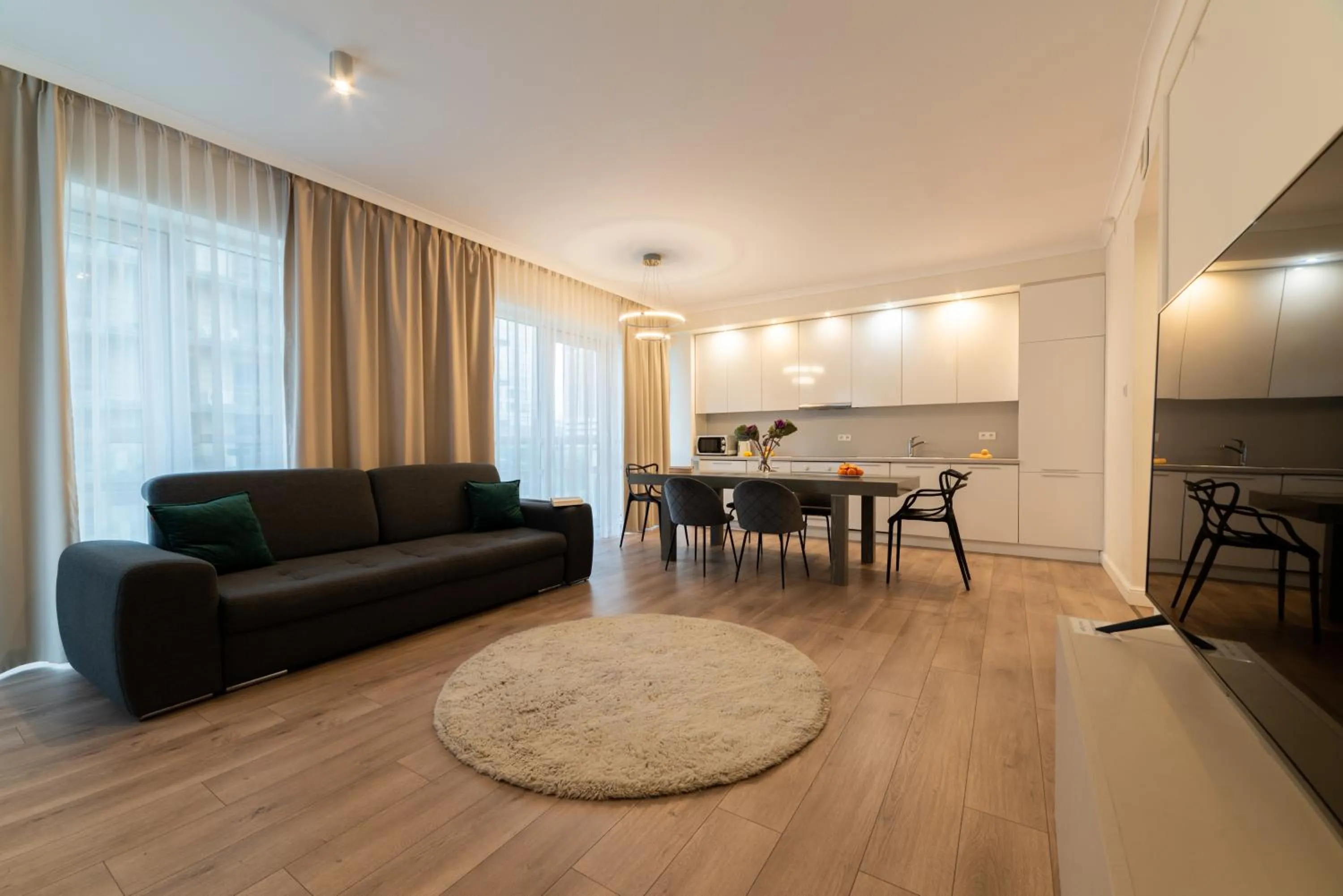 Living room in Platinum Towers E-Apartments